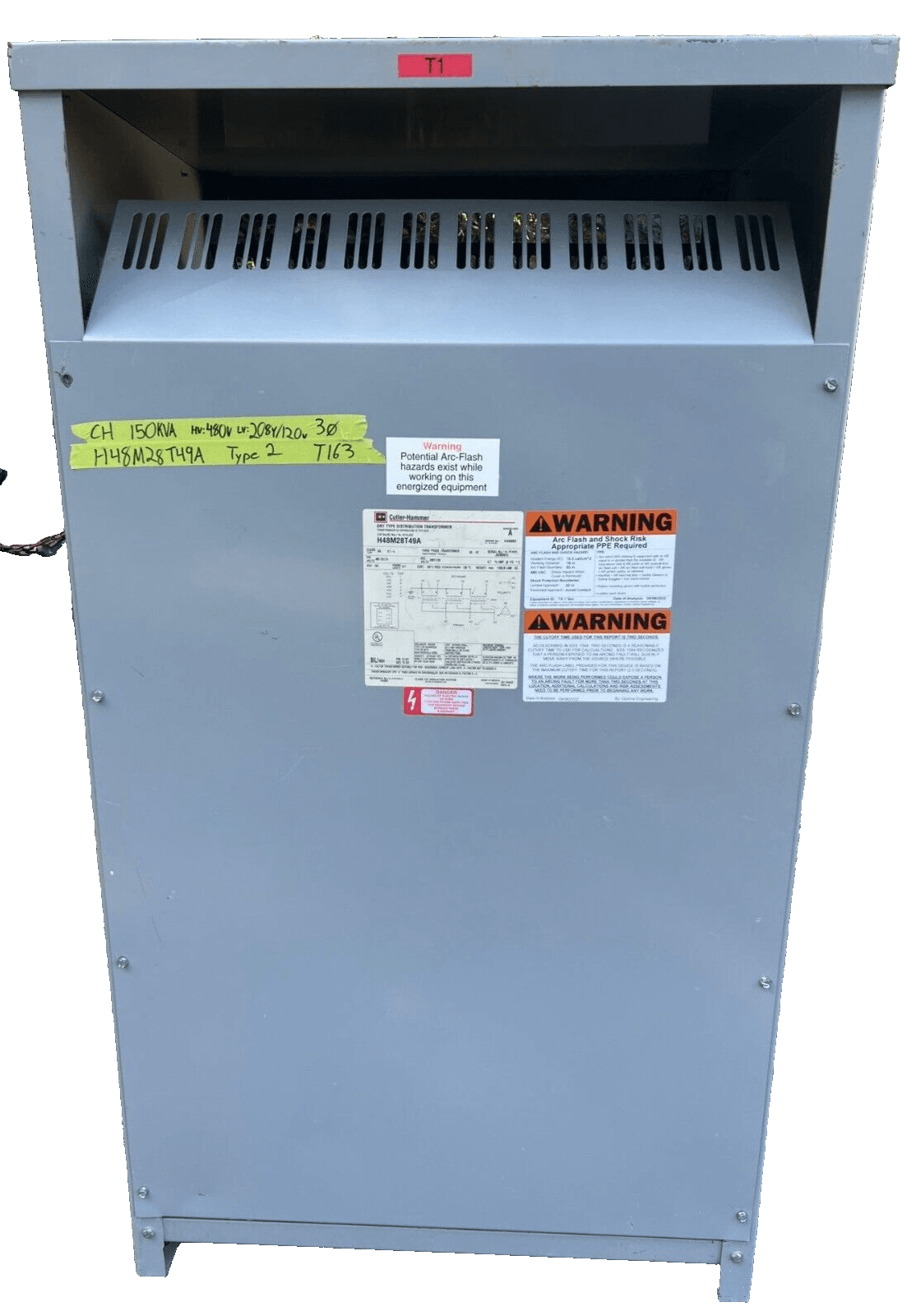 Cutler-Hammer H48M28T49A Dry Type Transformers — image 1 of 7