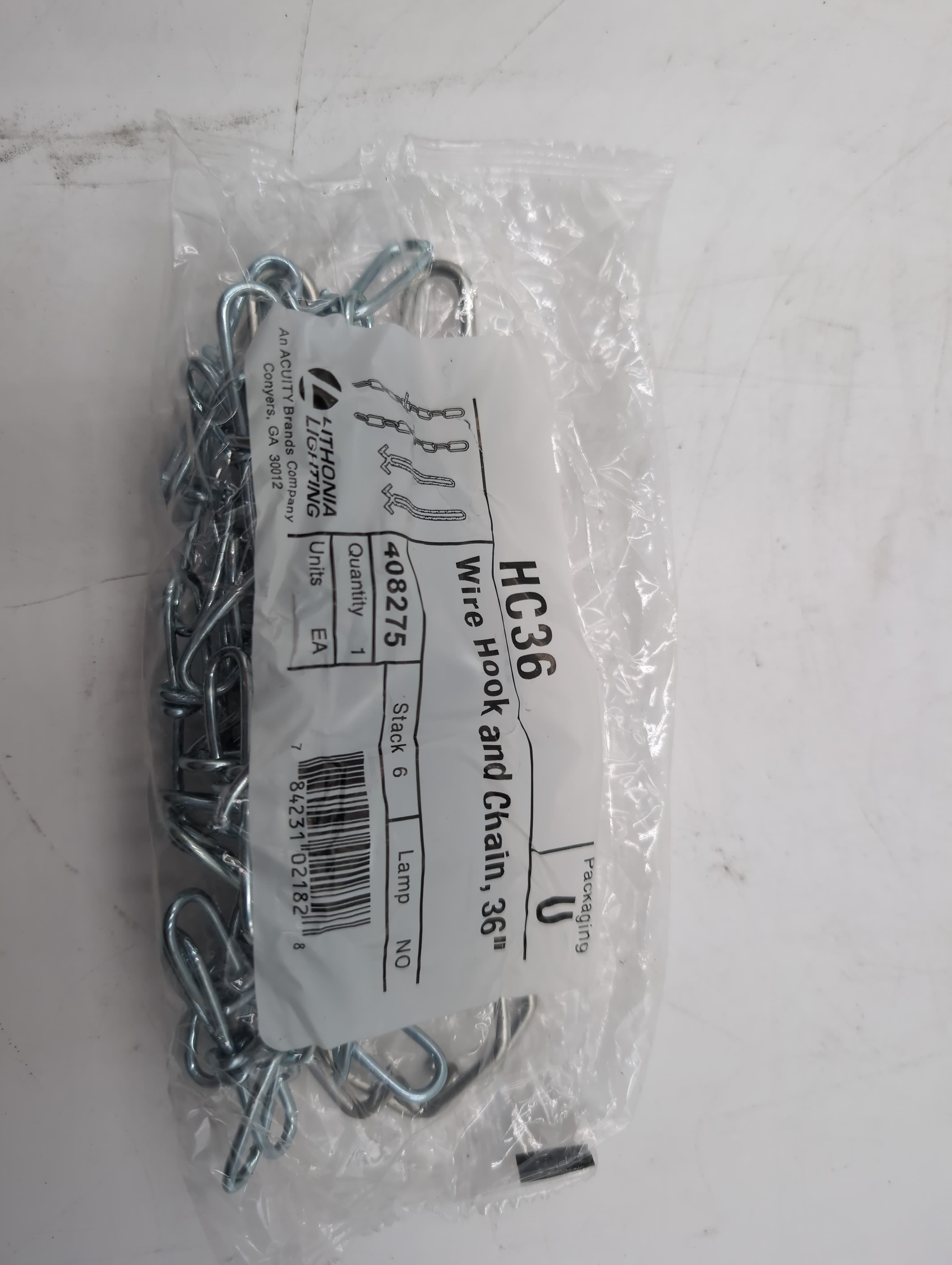 9 Pack Lithonia Lighting HC36 36" Chain Hanging Kit 9 Sets – image 1