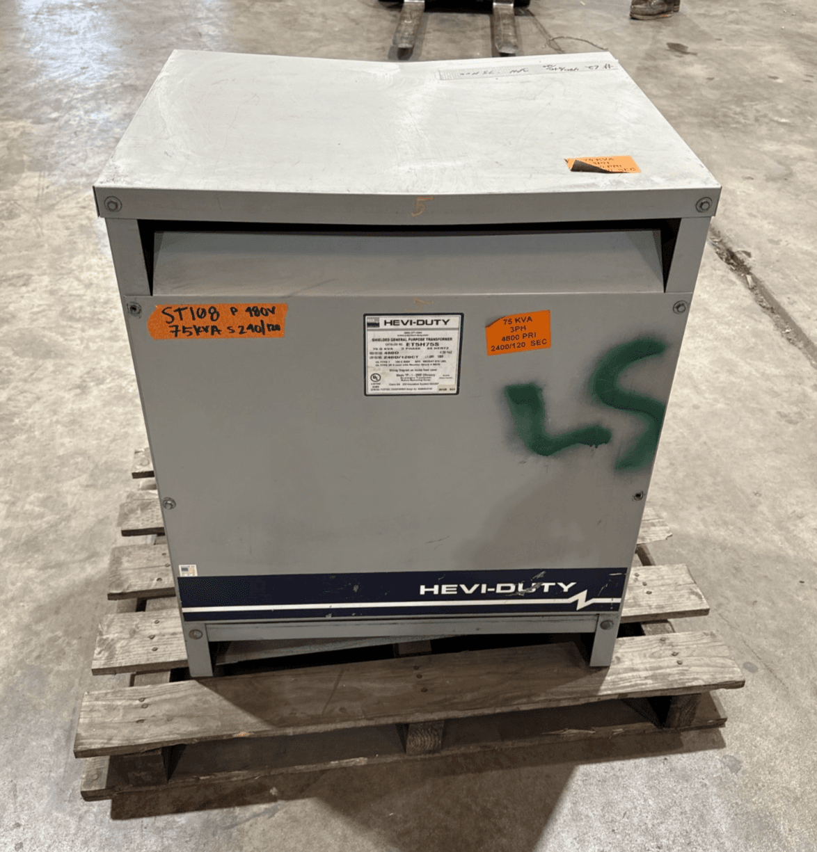 Sola/Hevi-Duty ET5H75S Dry Type Transformers — image 1 of 8