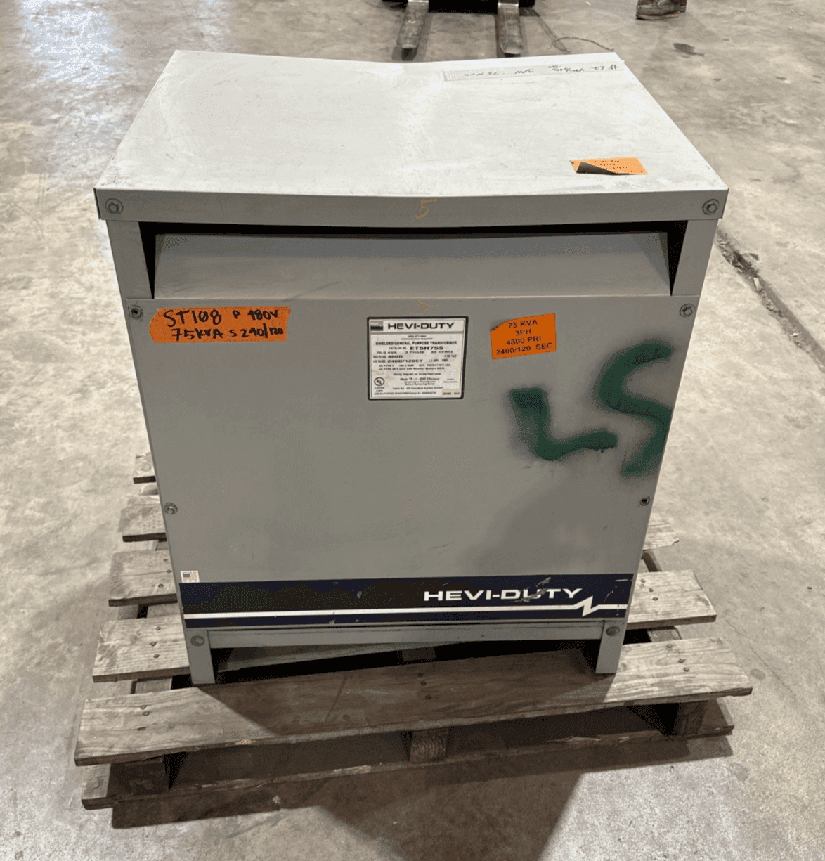 Sola/Hevi-Duty ET5H75S Dry Type Transformers — image 1 of 8