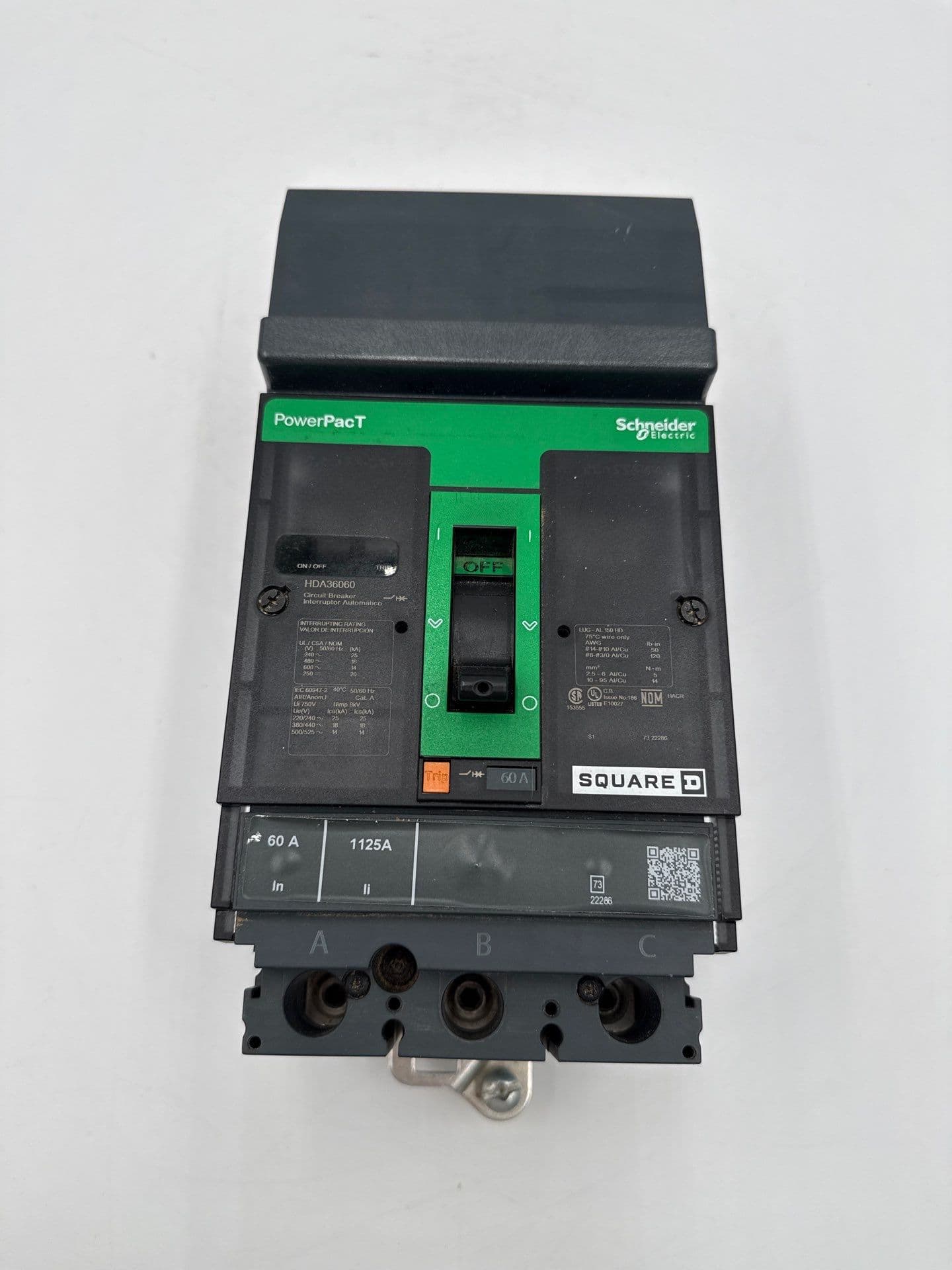 Square D HDA36060 Circuit Breaker — image 1 of 7