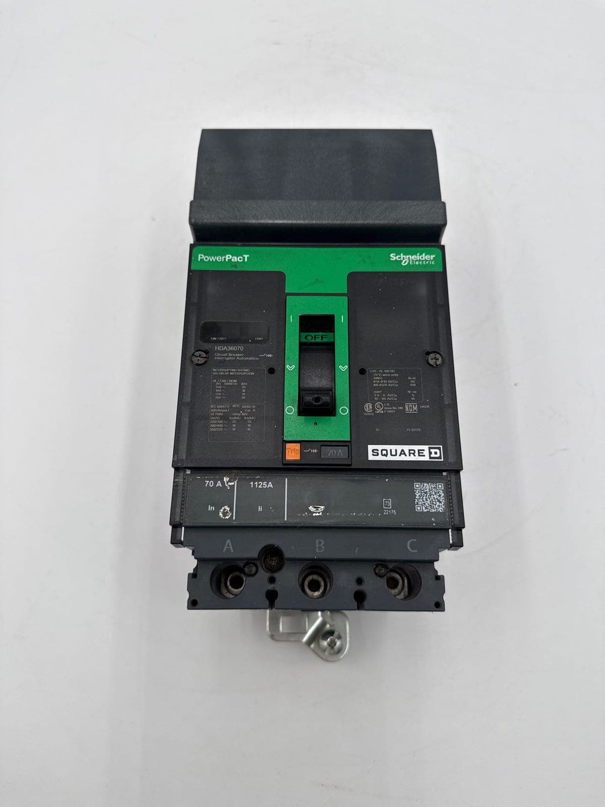 Square D HDA36070 Circuit Breaker — image 1 of 7