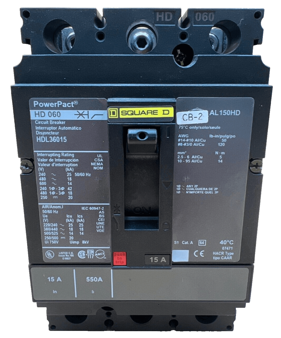 Square D HDL36015 – image 1