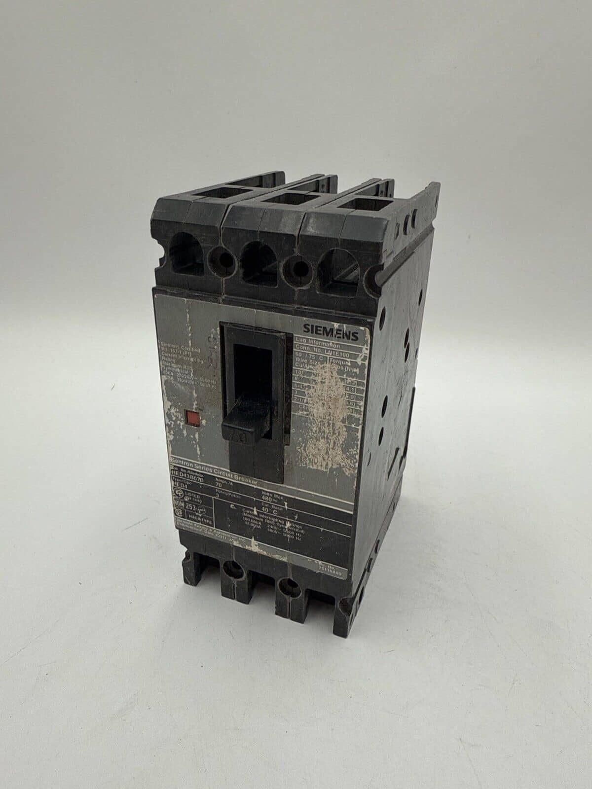 Siemens HED43B070 Circuit Breaker — image 1 of 7