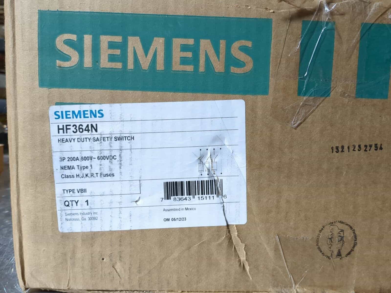 Siemens HF364N Disconnect — image 1 of 8