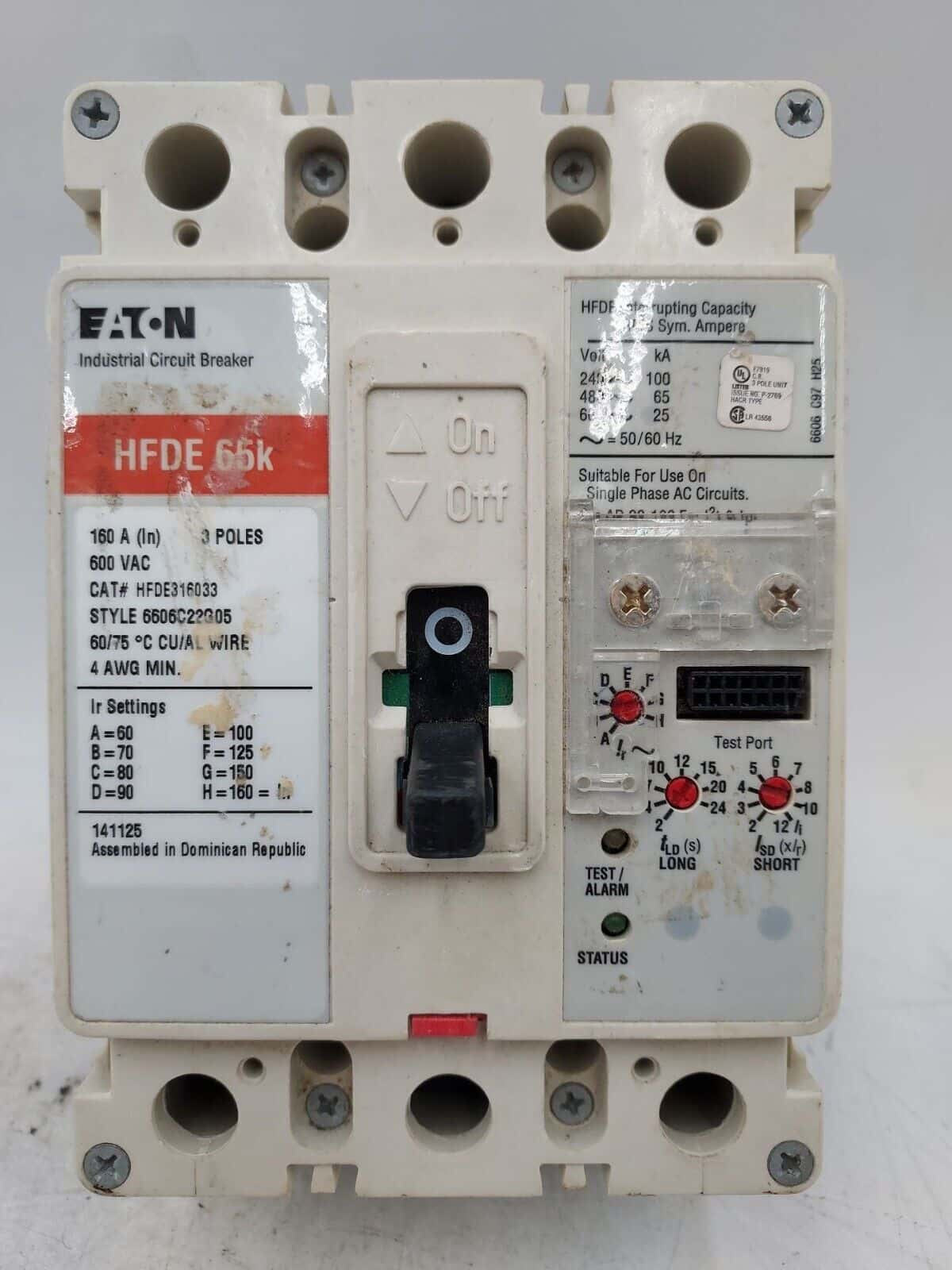 Eaton HFDE316033 Circuit Breaker — image 1 of 6