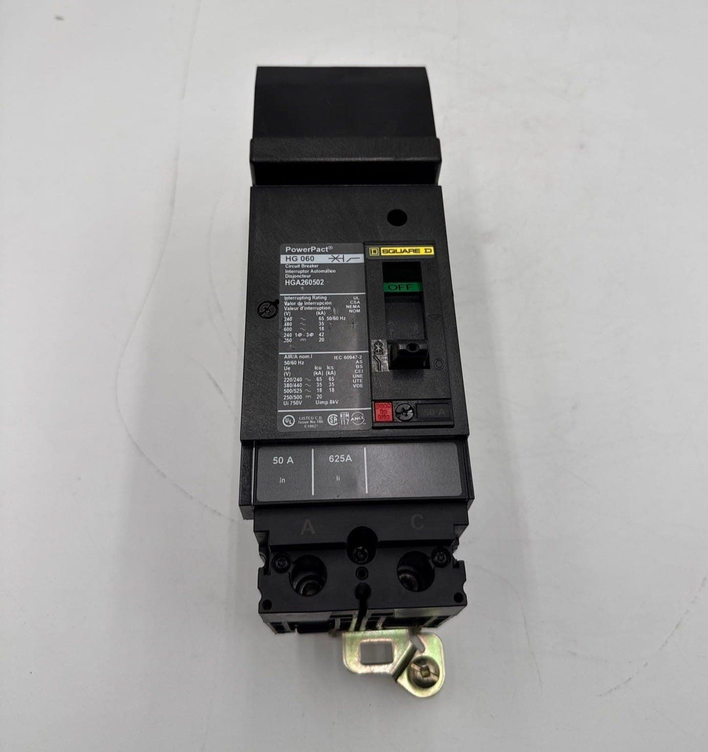 Square D HGA260502 Circuit Breaker — image 1 of 10