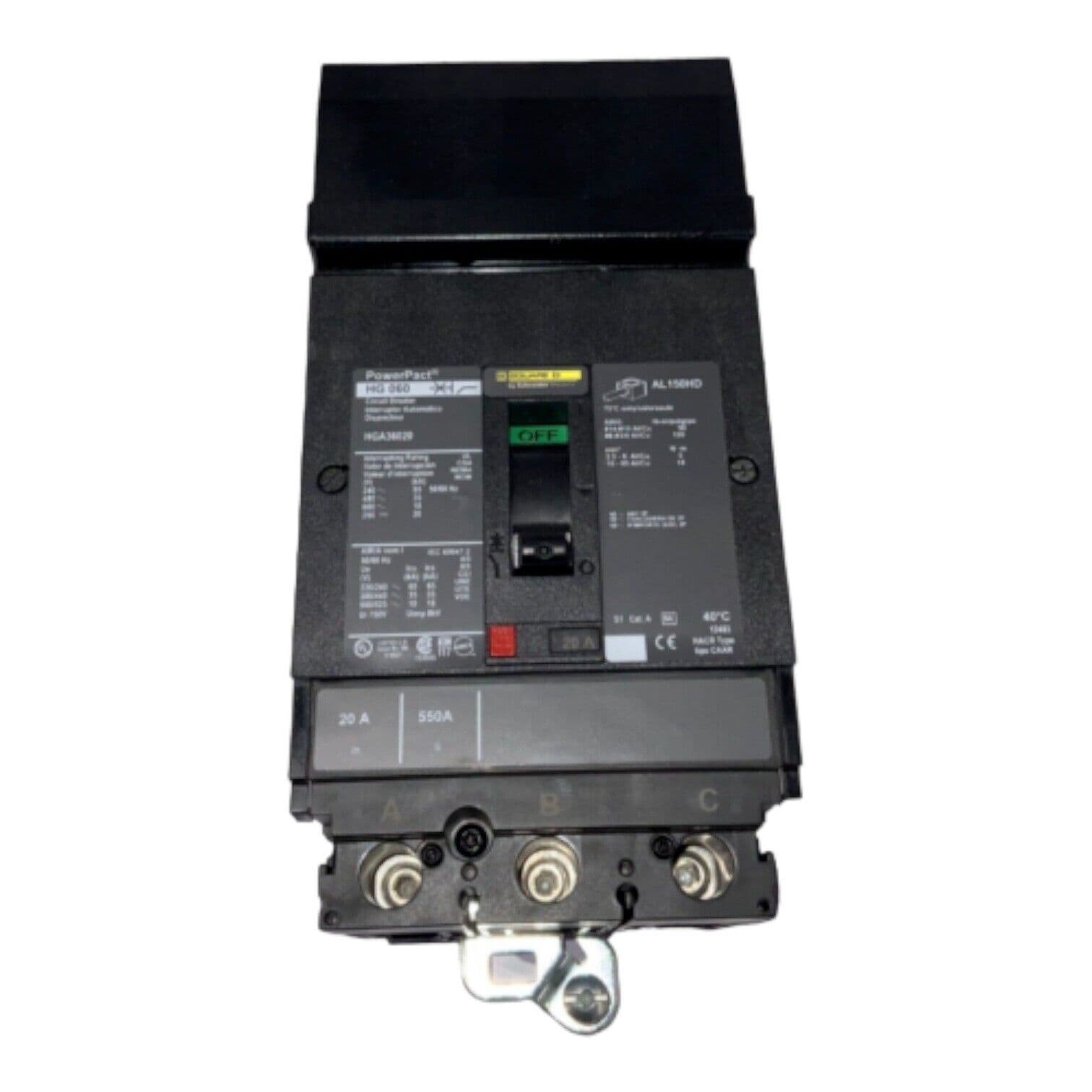 Square D HGA36020 Circuit Breaker — image 1 of 7