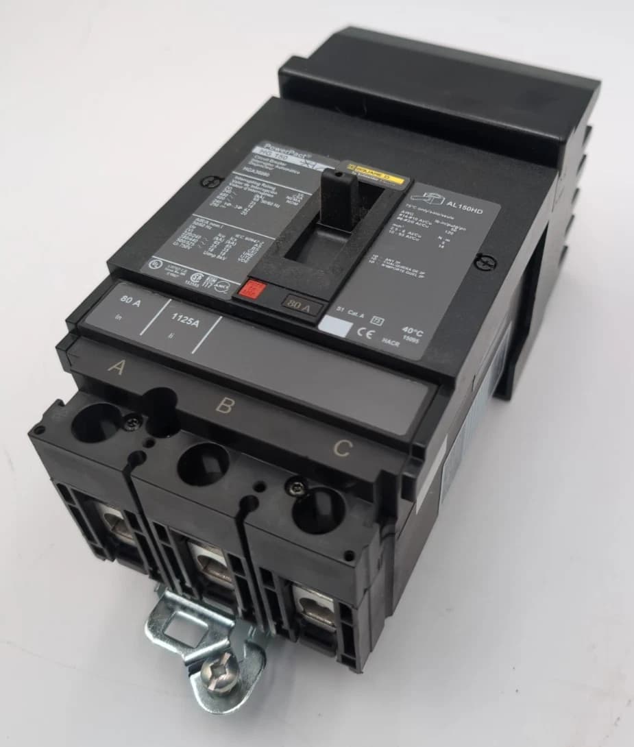 Square D HGA36080 I-Line Circuit Breaker 80A 3P 600V 3PH HGA 80 Amp New Take Out – image 1