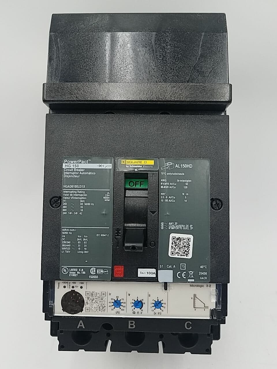 Square D HGA36100U31X