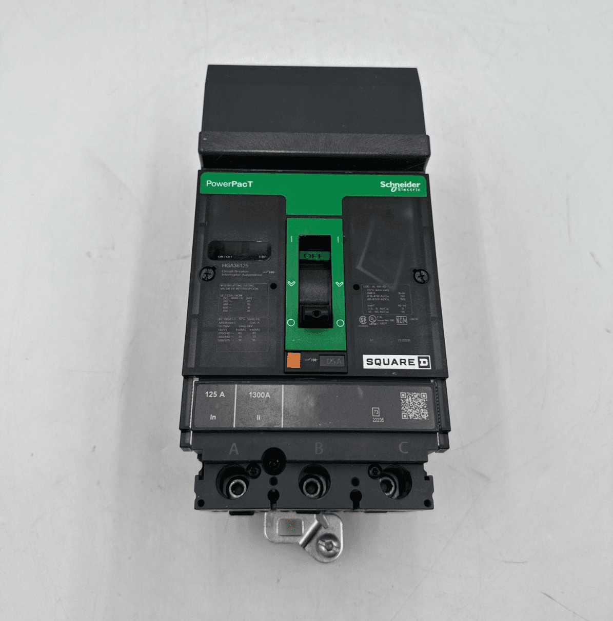 Square D HGA36125 Circuit Breaker — image 1 of 8