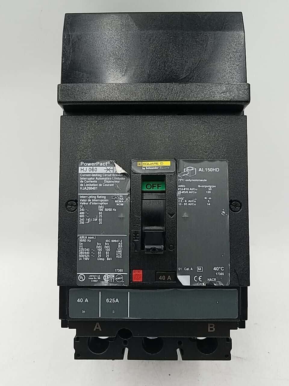 Square D HJA260401 Circuit Breaker — image 1 of 7