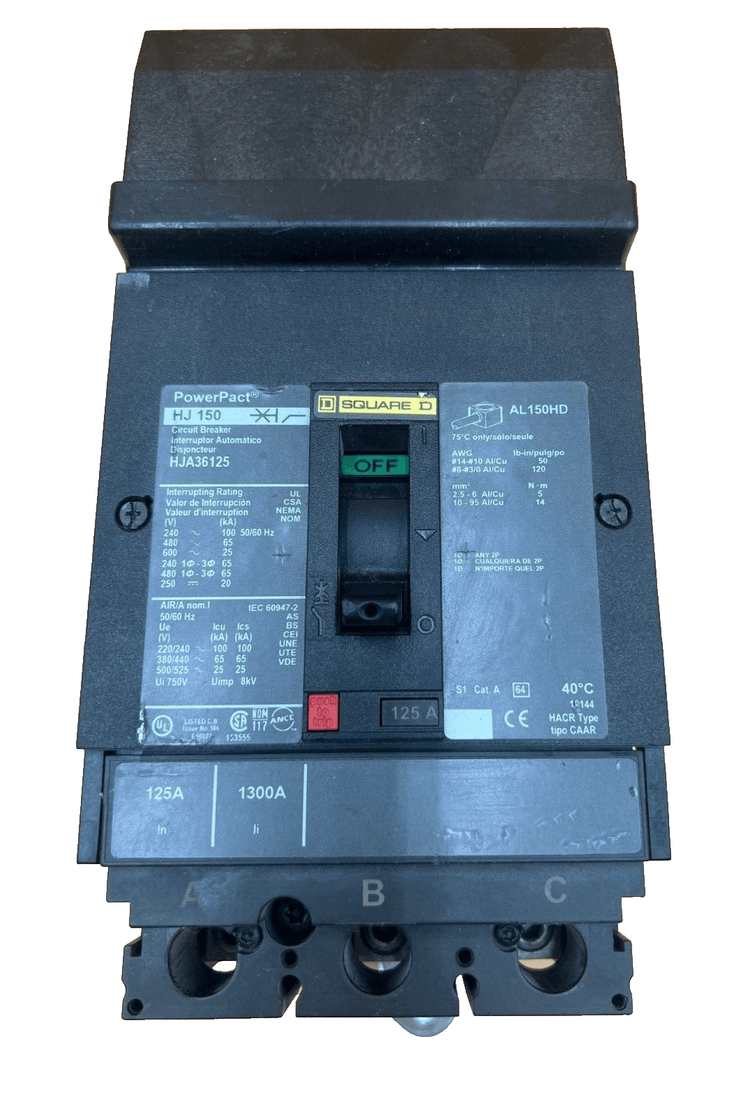 Square D HJA36125 – image 1