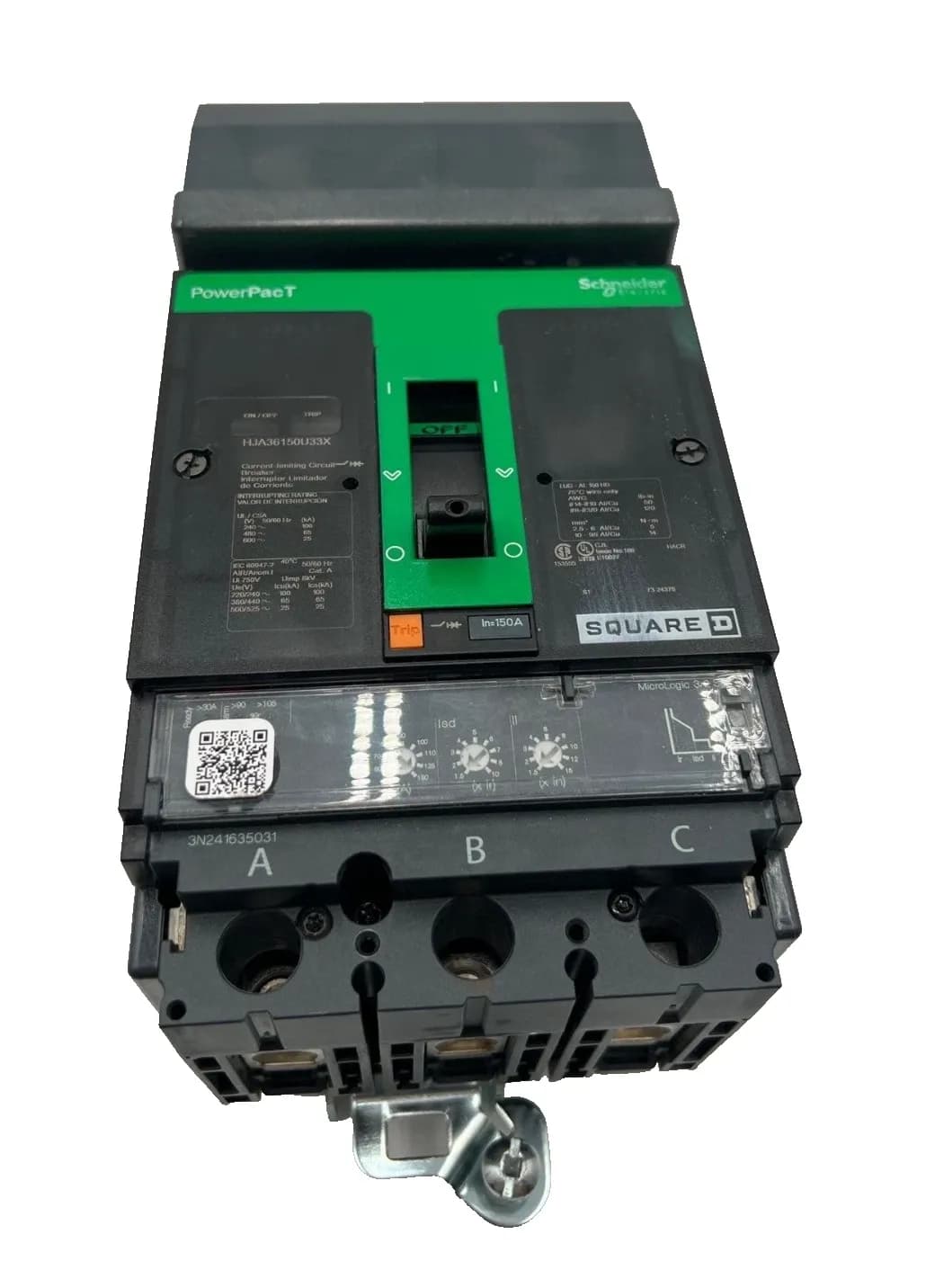 Square D HJA36150U33X Circuit Breaker — image 1 of 7
