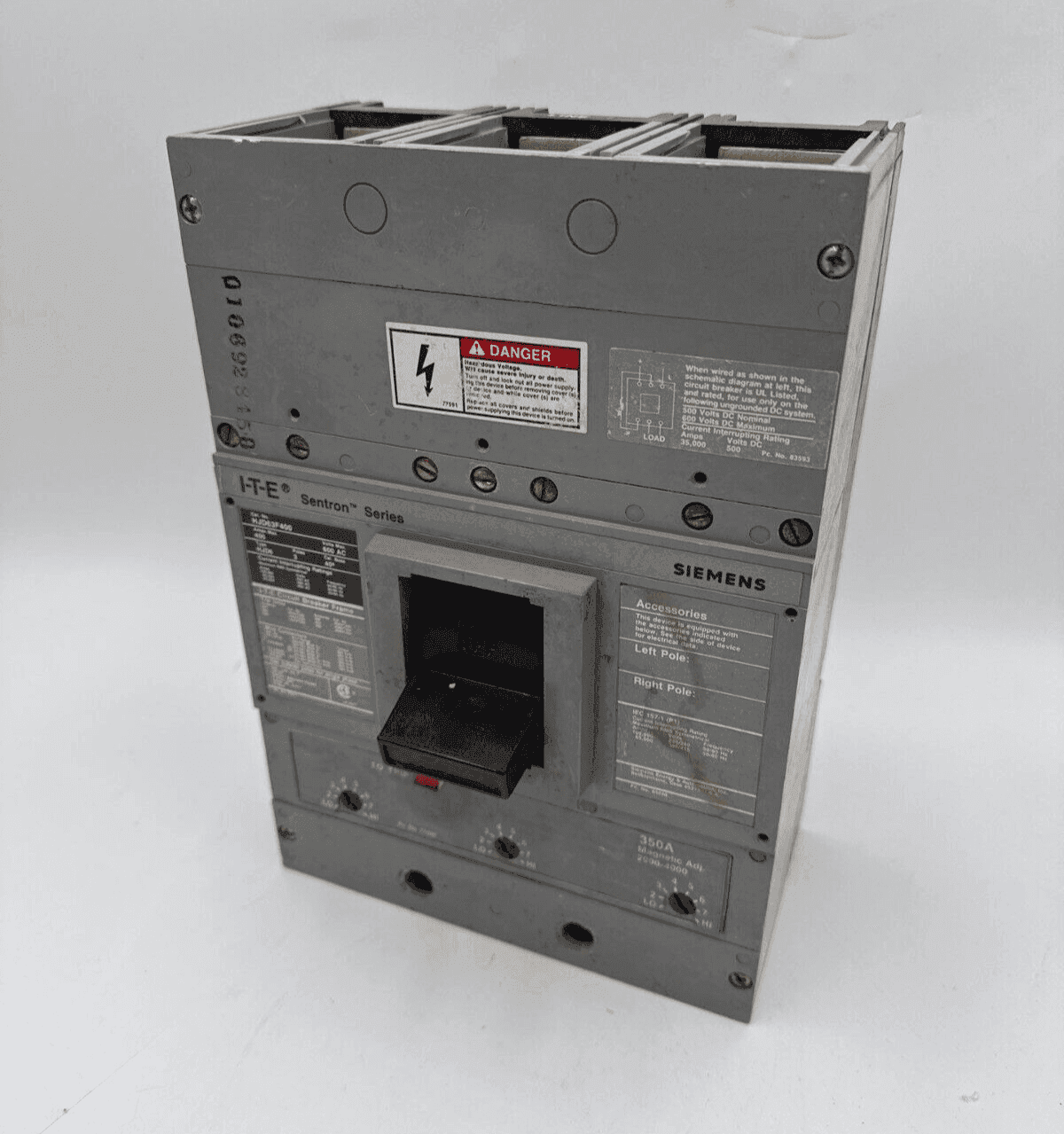 Siemens HJD63B350 Circuit Breaker — image 1 of 7