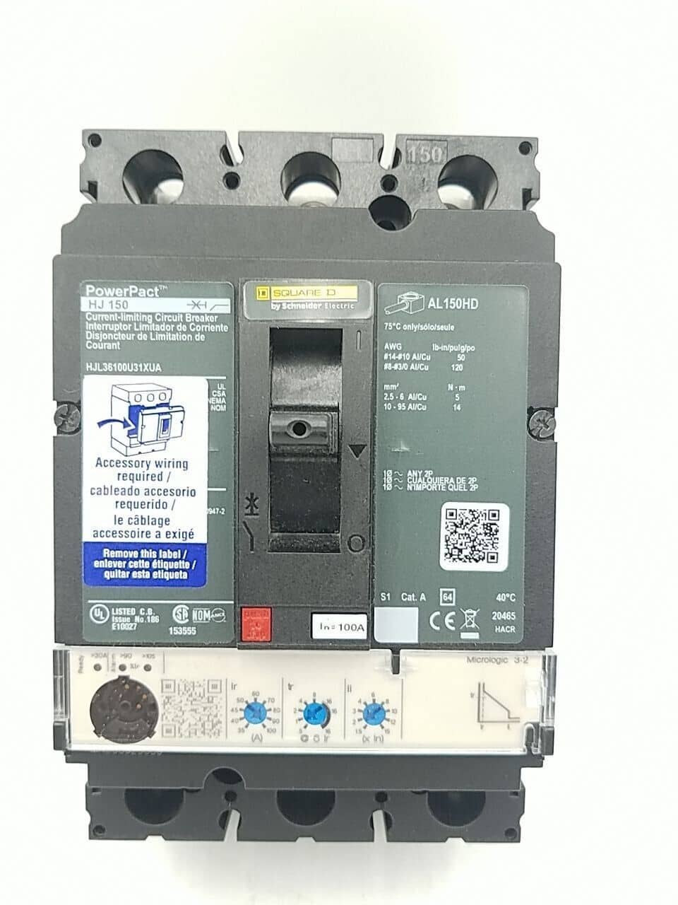 AMP HJL36100U31XUA Circuit Breaker — image 1 of 7