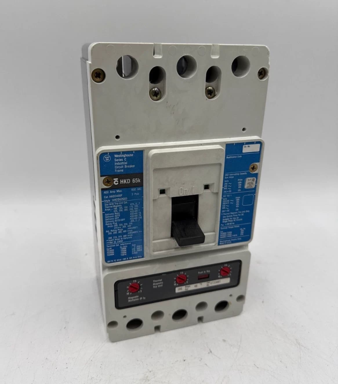 Westinghouse HKD3300 Circuit Breaker — image 1 of 9