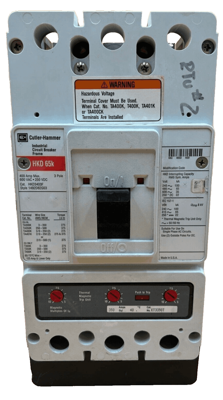 Cutler-Hammer HKD3350 Circuit Breaker — image 1 of 8