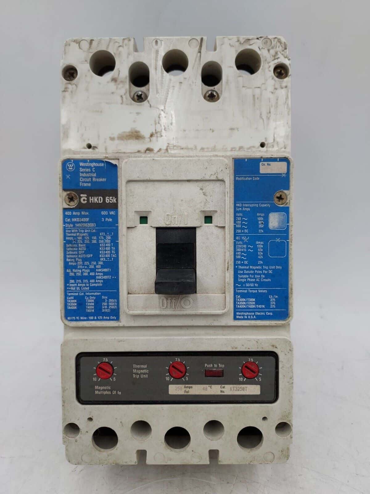 Eaton HKD3250 Circuit Breaker — image 1 of 7