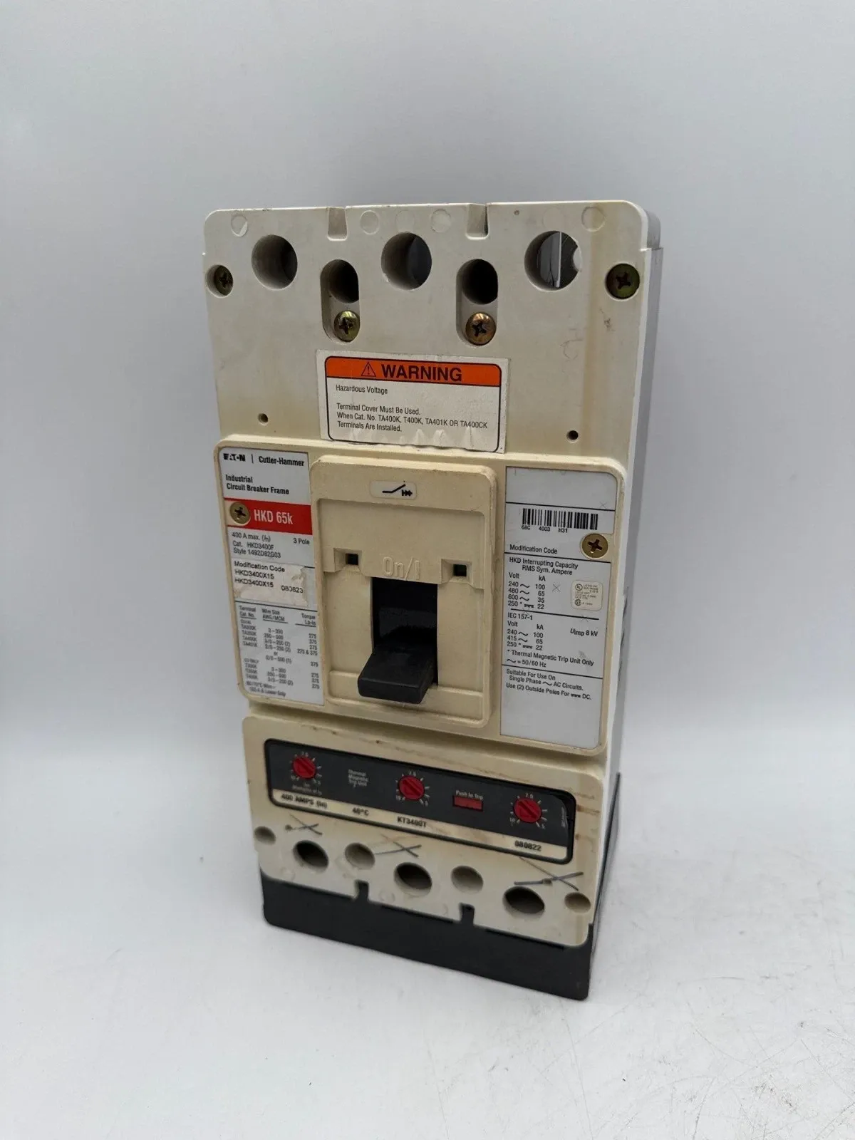 Eaton HKD3400X15 Circuit Breaker — image 1 of 7