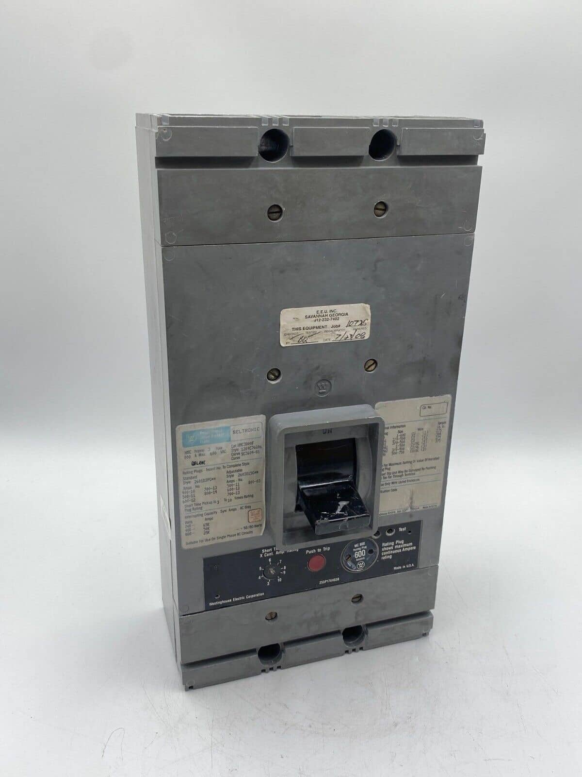 Westinghouse HMC3600 Circuit Breaker — image 1 of 12
