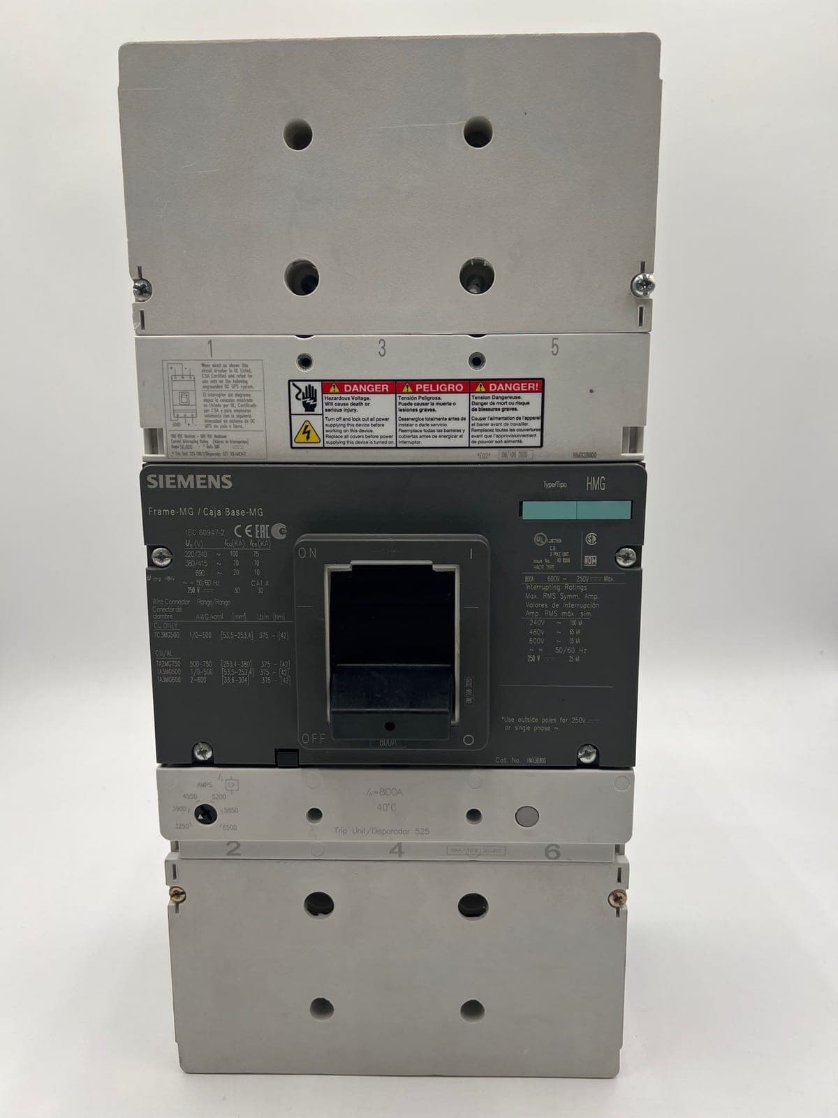 Siemens HMX3B800 Circuit Breaker — image 1 of 8