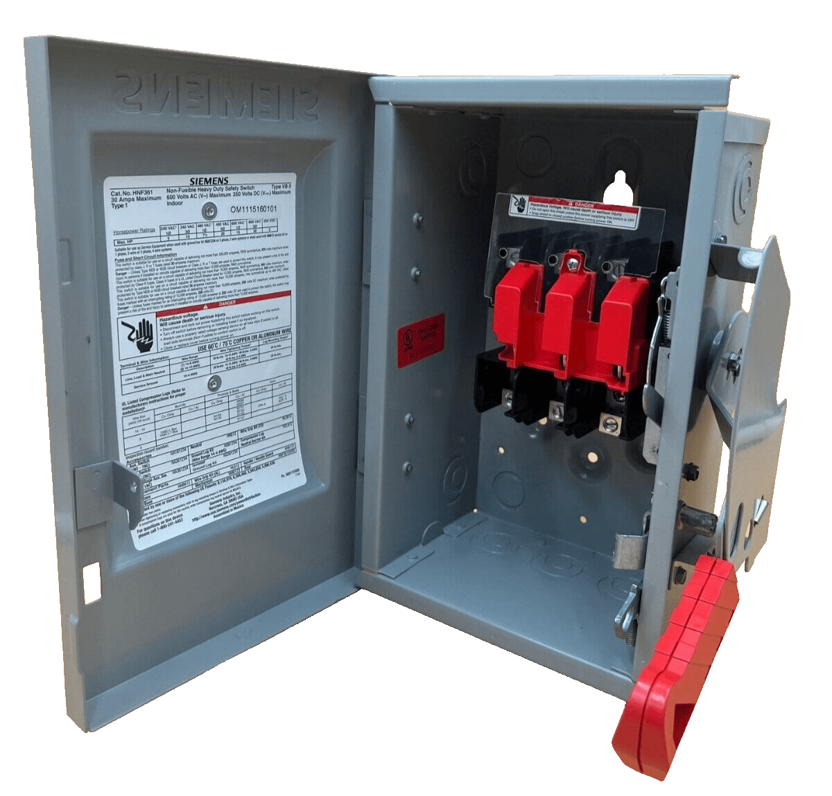 Siemens HNF361 Disconnect — image 1 of 9