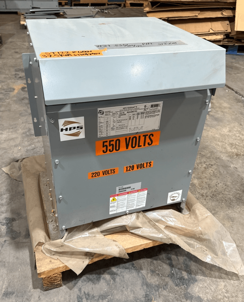 37.5KVA Hammond SG2L0037PE Transformer HV 600V LV 120/240V 1PH 3R Encl Outdoor – image 1