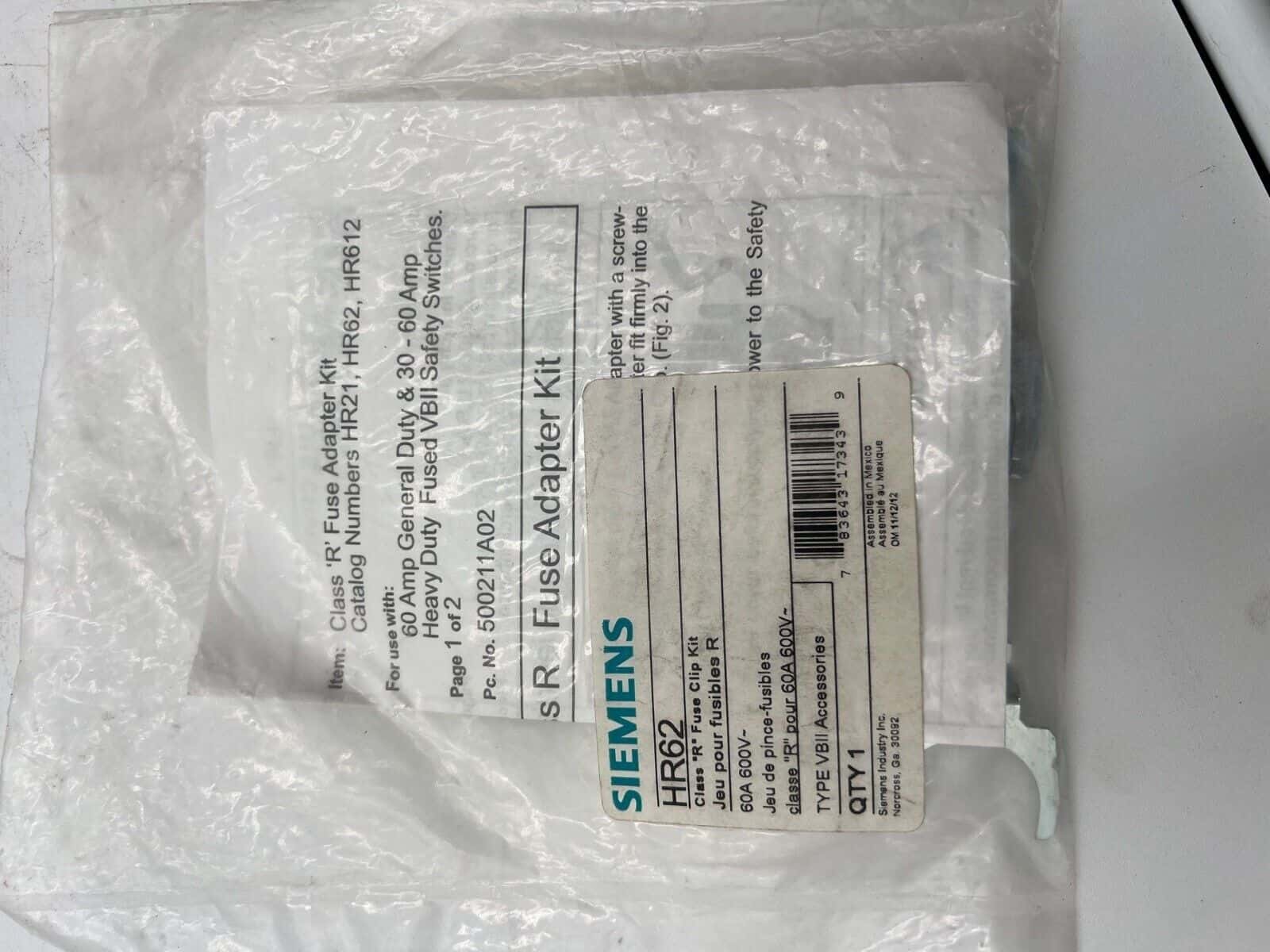 Siemens HR62 Accessory — image 1 of 2