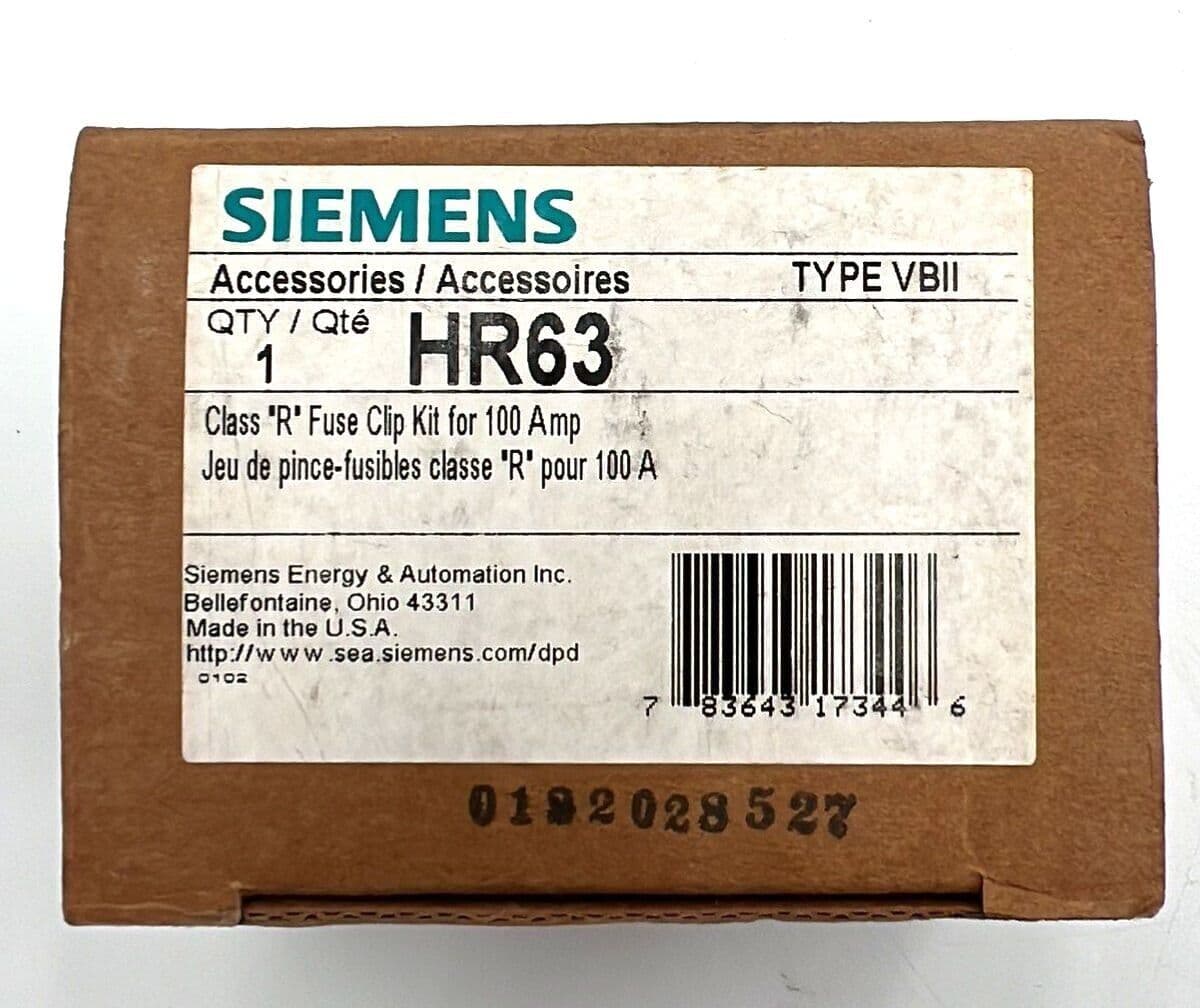 Siemens HR63 Circuit Breaker — image 1 of 2