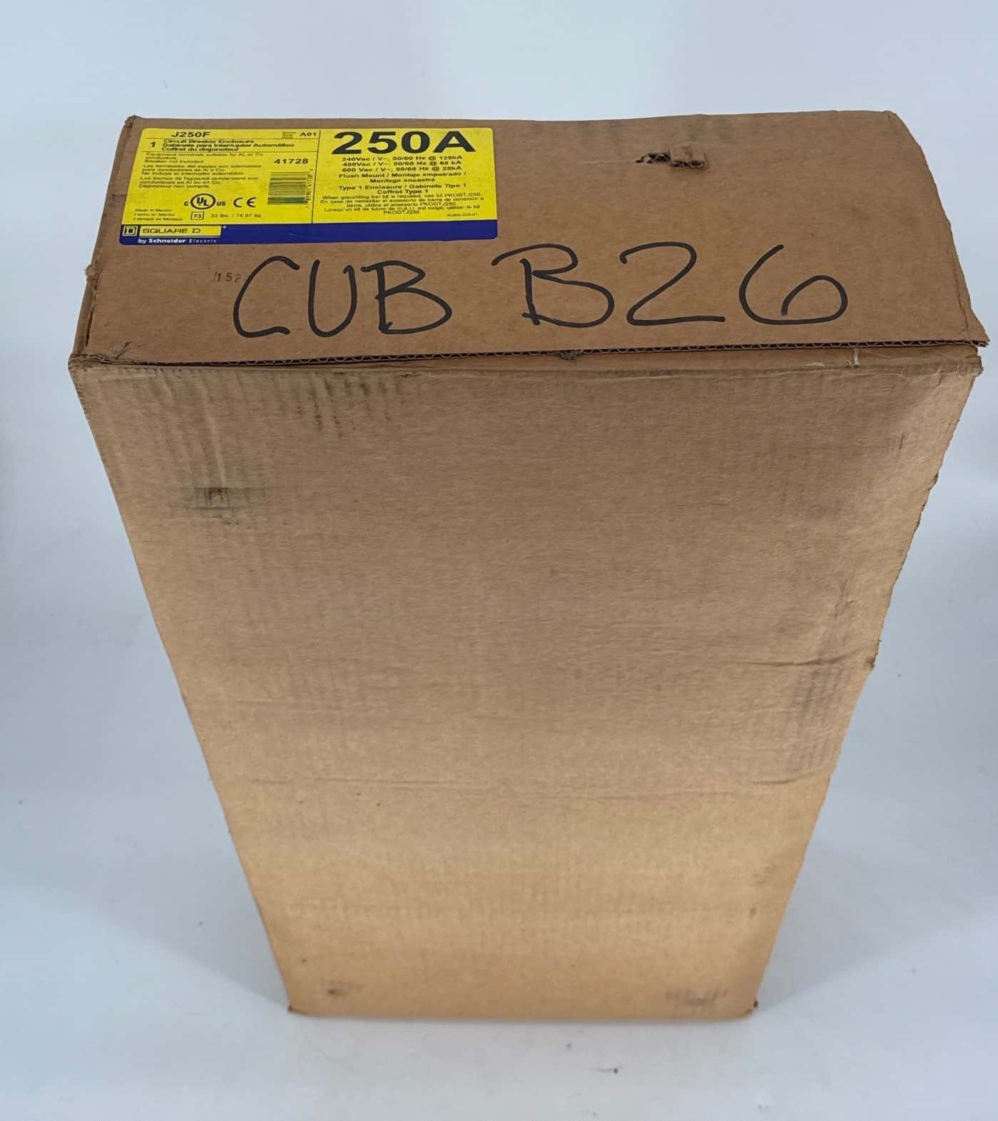 Square D J250F Enclosure — image 1 of 3