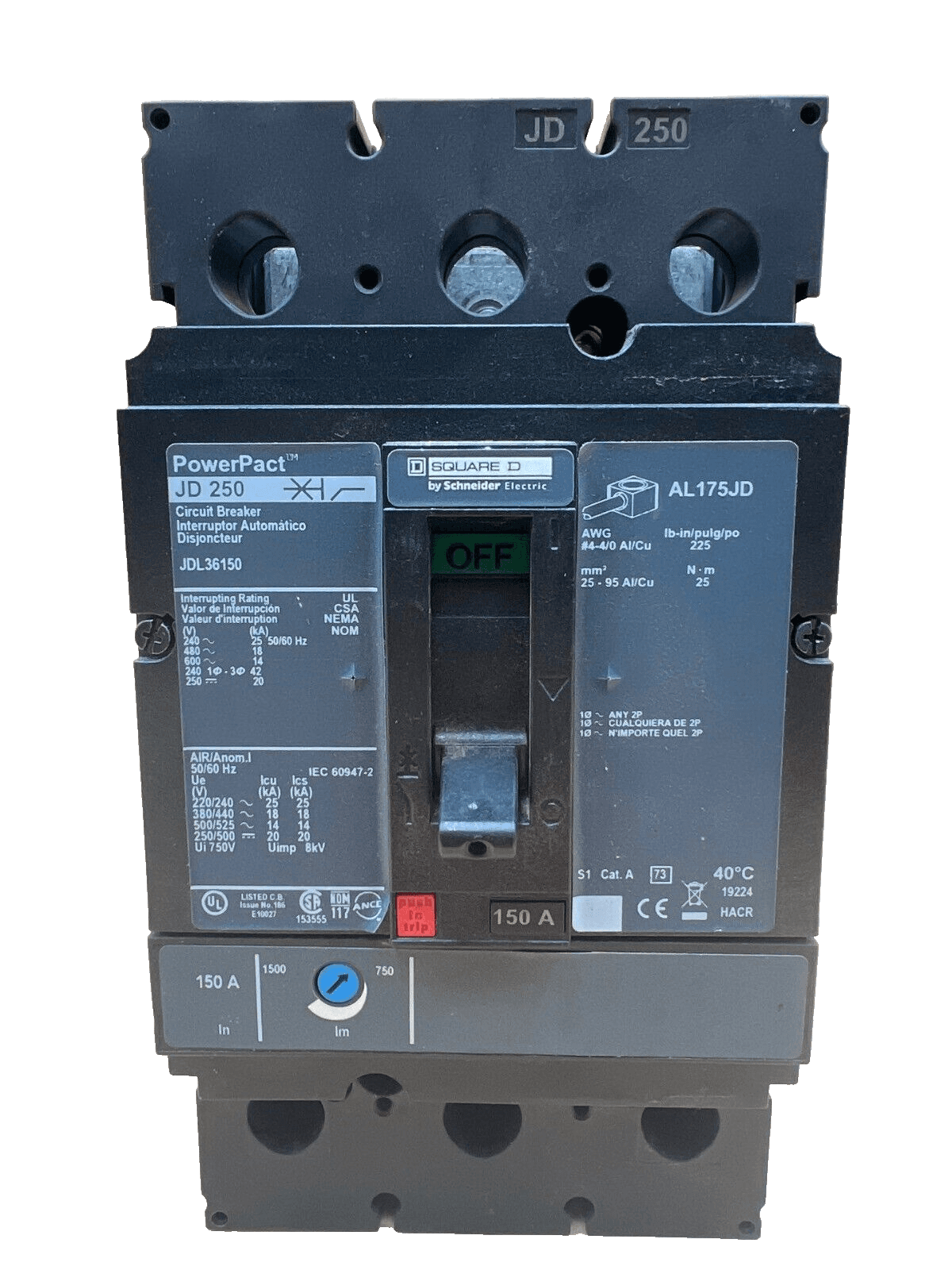 Square D JDL36150 – image 1
