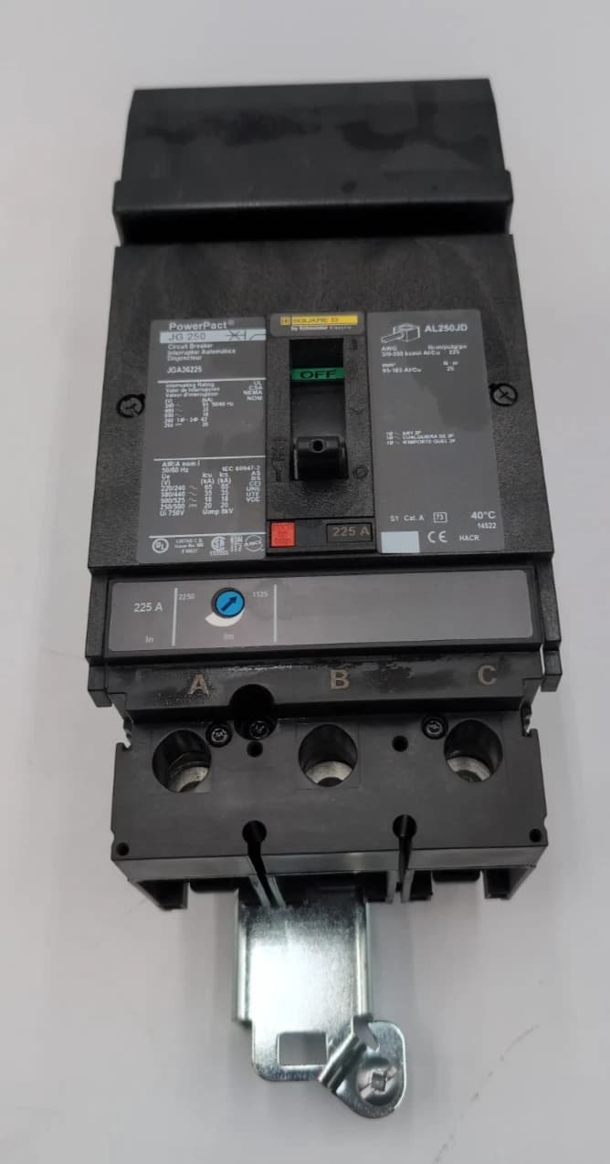 Square D JGA36225 I Line Circuit Breaker 225A 3P 600V 3PH JGA 225 Amp 3 Pole NEW