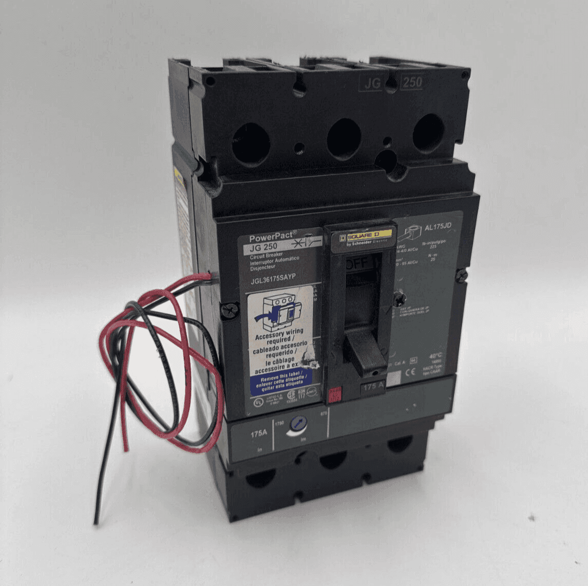 Square D JGL36175SAYP Circuit Breaker — image 1 of 8
