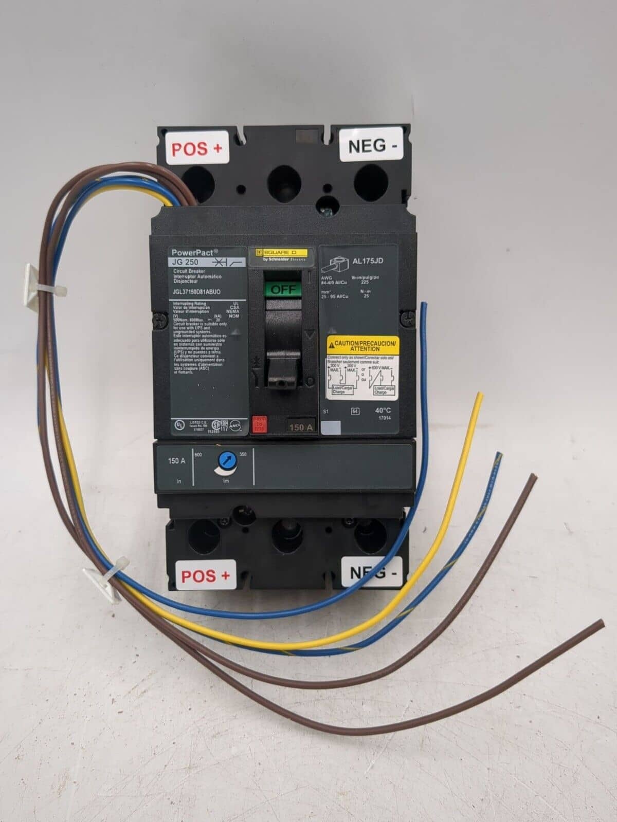 Square D JGL37150D81ABUO Circuit Breaker — image 1 of 8