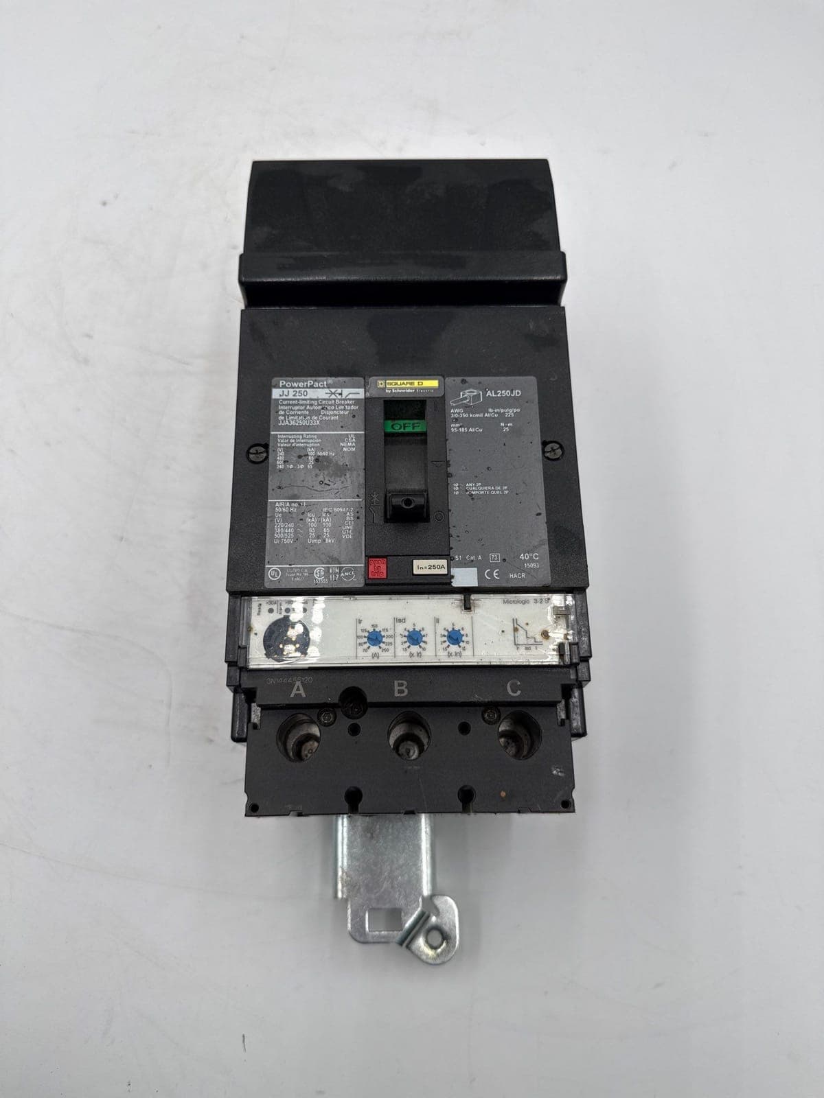 Square D JJA36250U33X Circuit Breaker — image 1 of 12