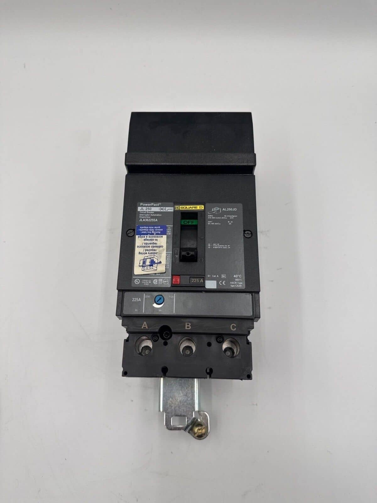 Square D JLA36225SA Circuit Breaker — image 1 of 8