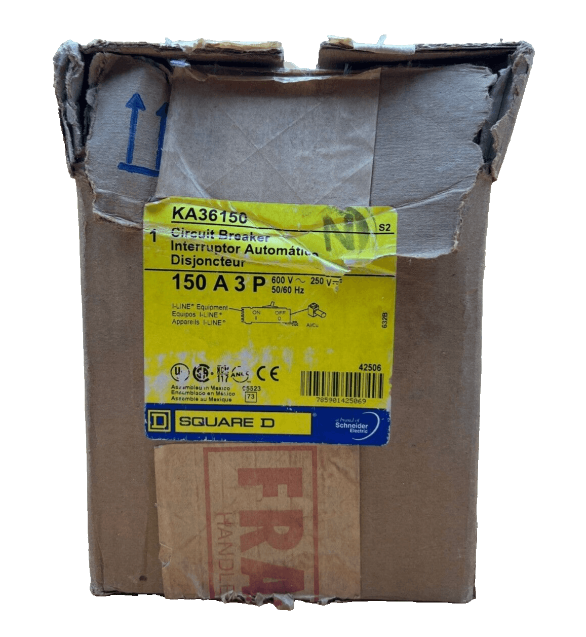 Square D KA36150 Circuit Breaker — image 1 of 7