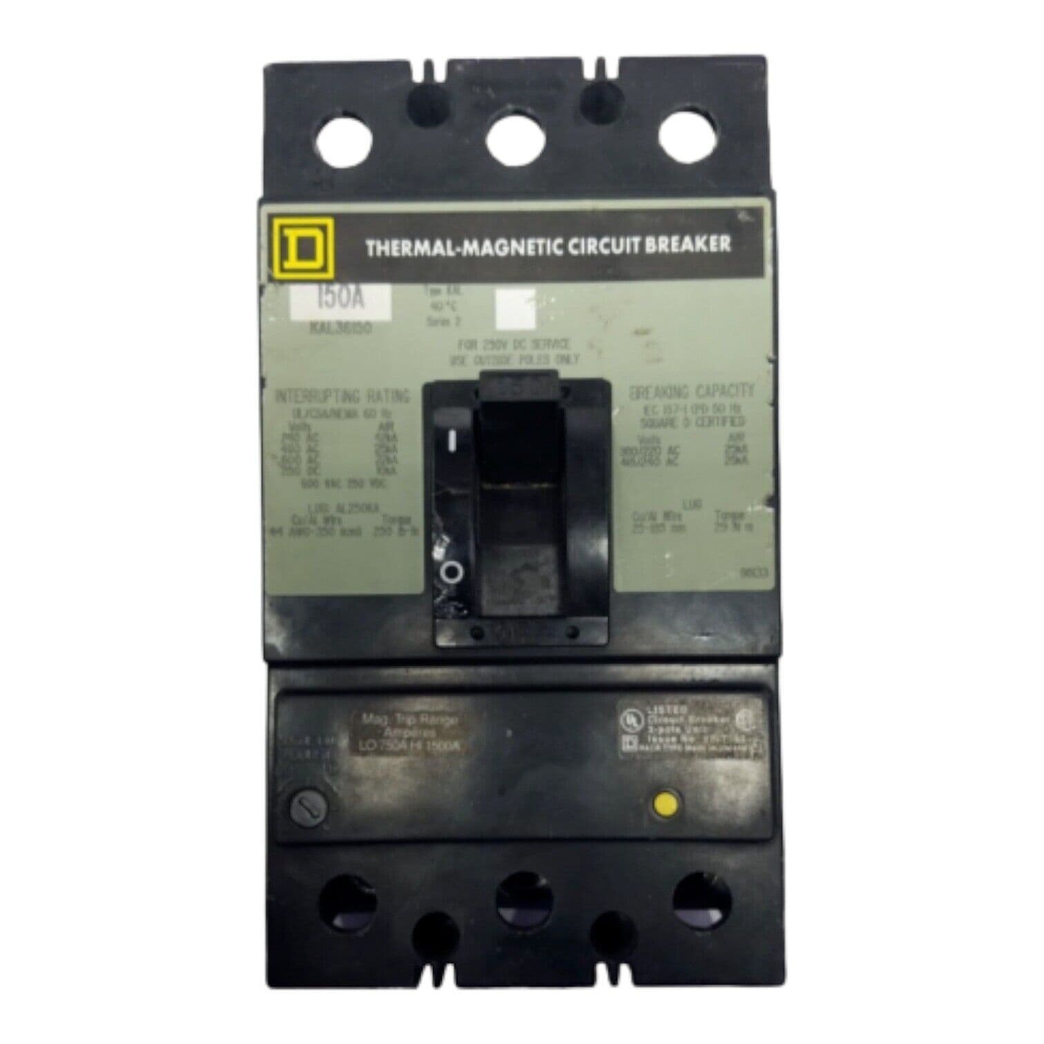 Square D KAL36150 Circuit Breaker — image 1 of 7