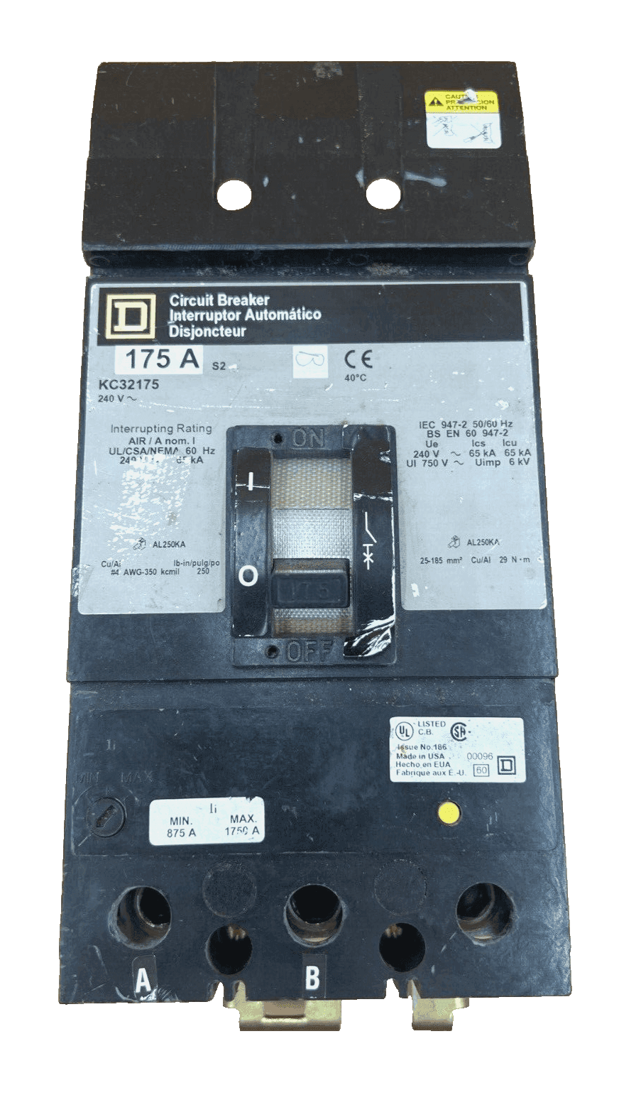 Square D KC32175 Circuit Breaker — image 1 of 6