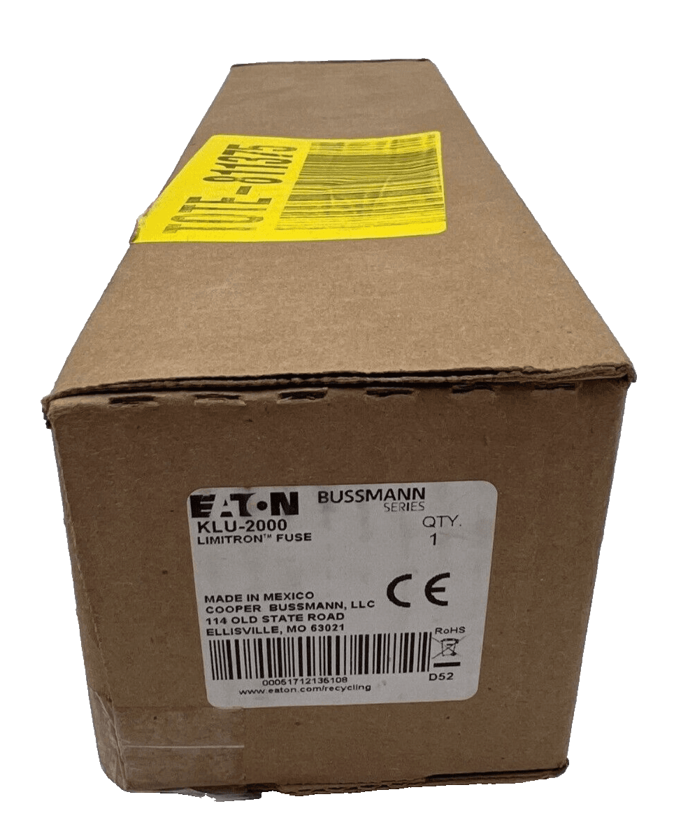 Eaton KLU-2000 Fuse — image 1 of 6
