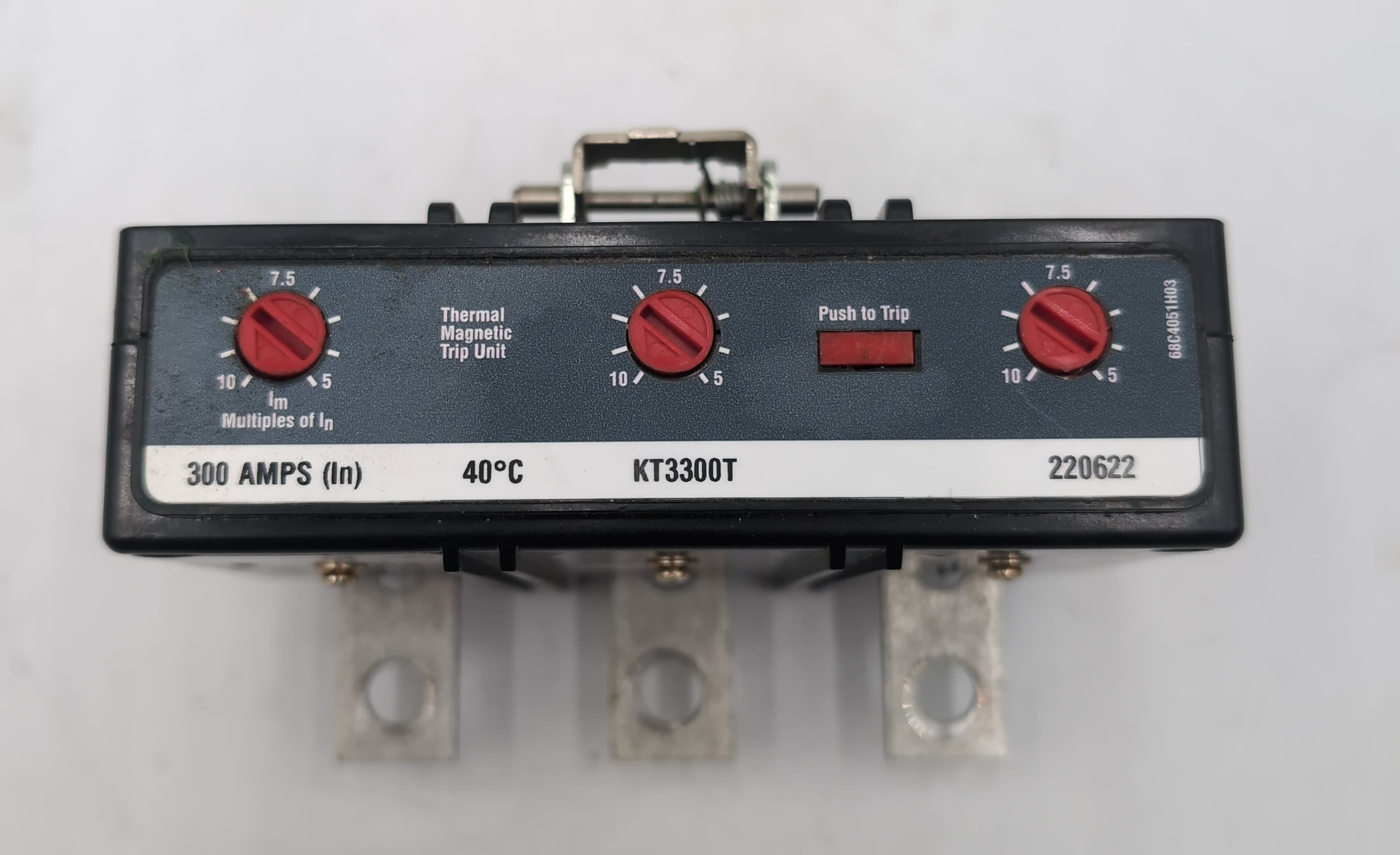 Eaton Cutler-Hammer KT3300T 300A 3-Pole Trip Unit Series C K-Frame KD HKD – image 1