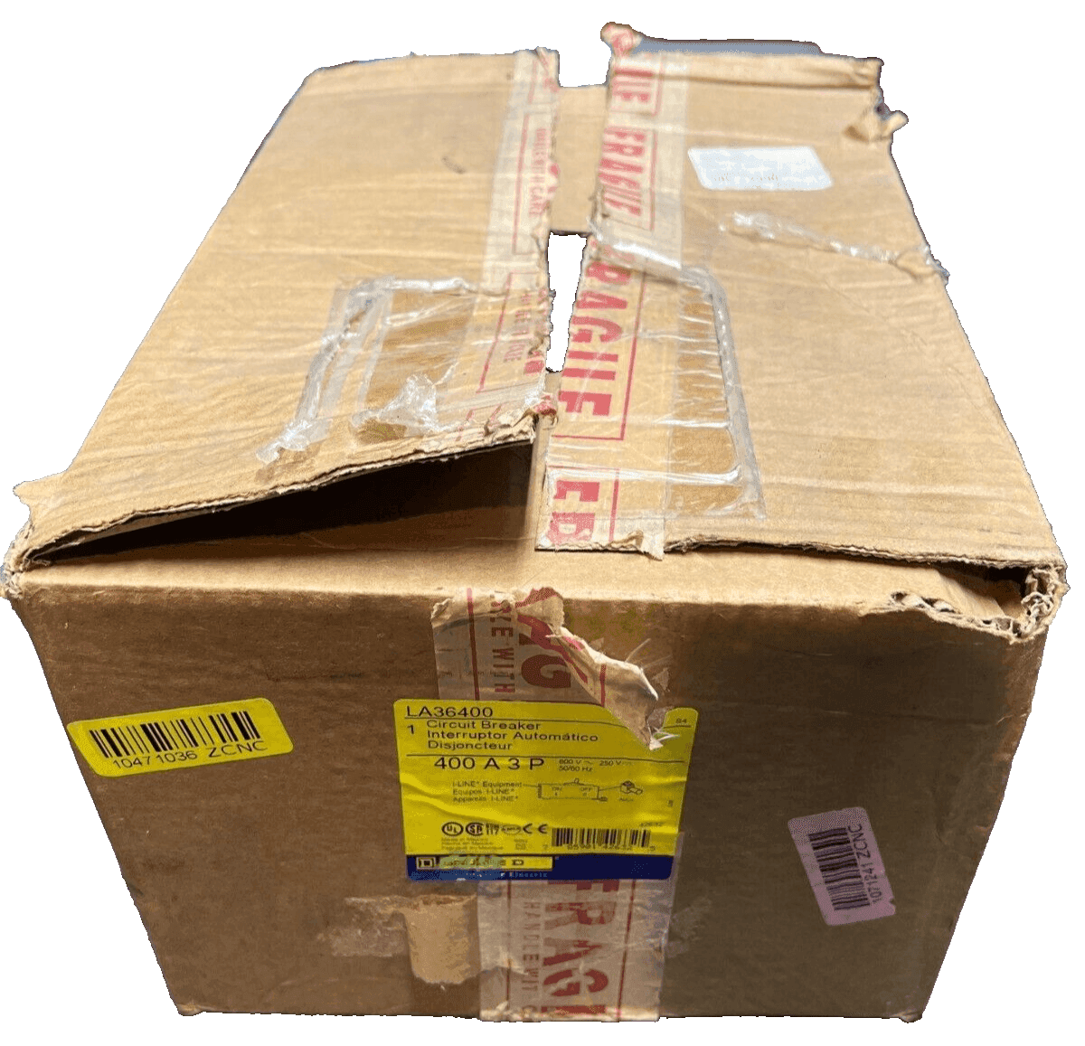 Square D LA36400 I-Line Circuit Breaker 400A 3P 600V 3PH LA 400 Amp 3 Pole