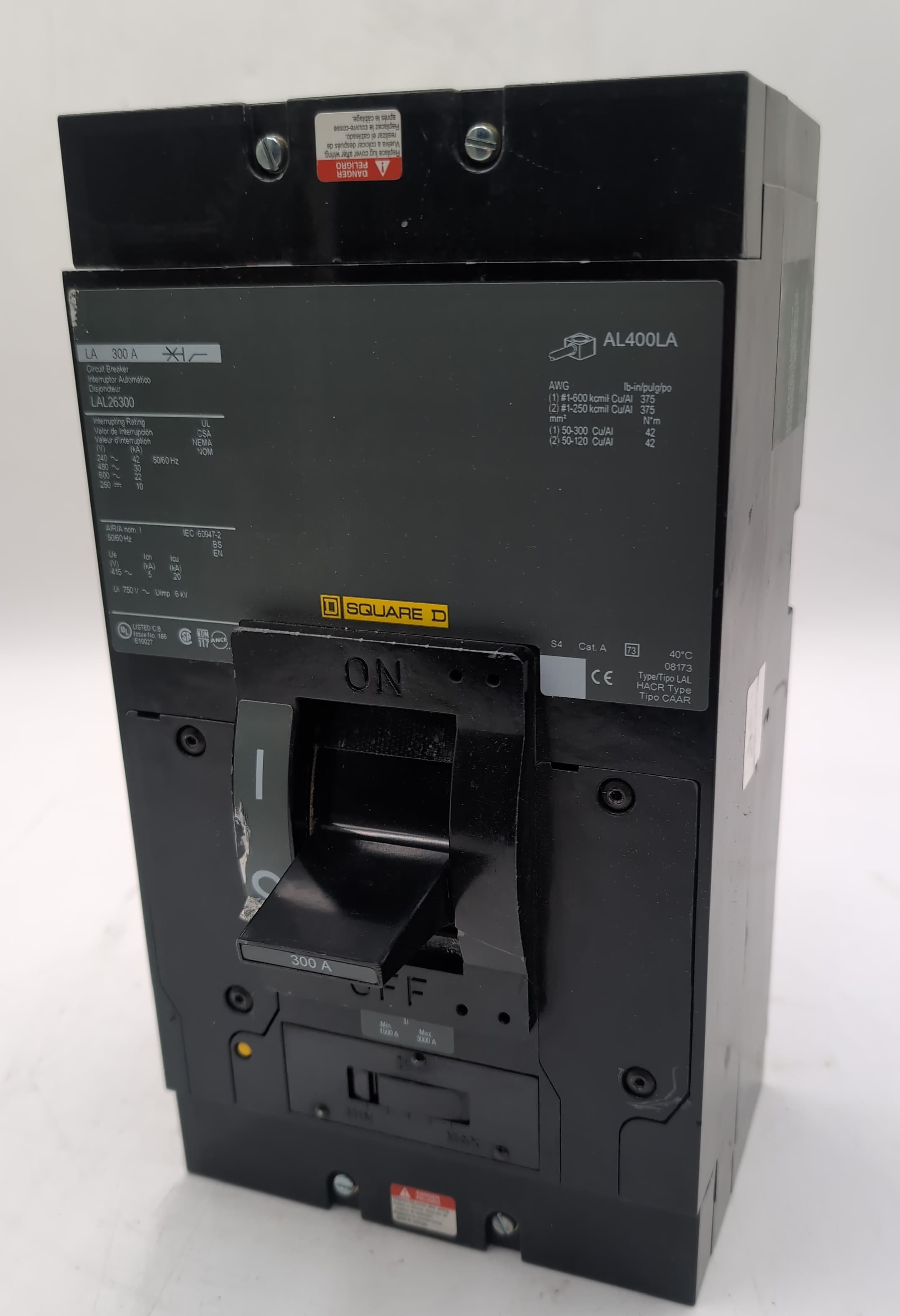 Square D LAL26300 Circuit Breaker — image 1 of 8