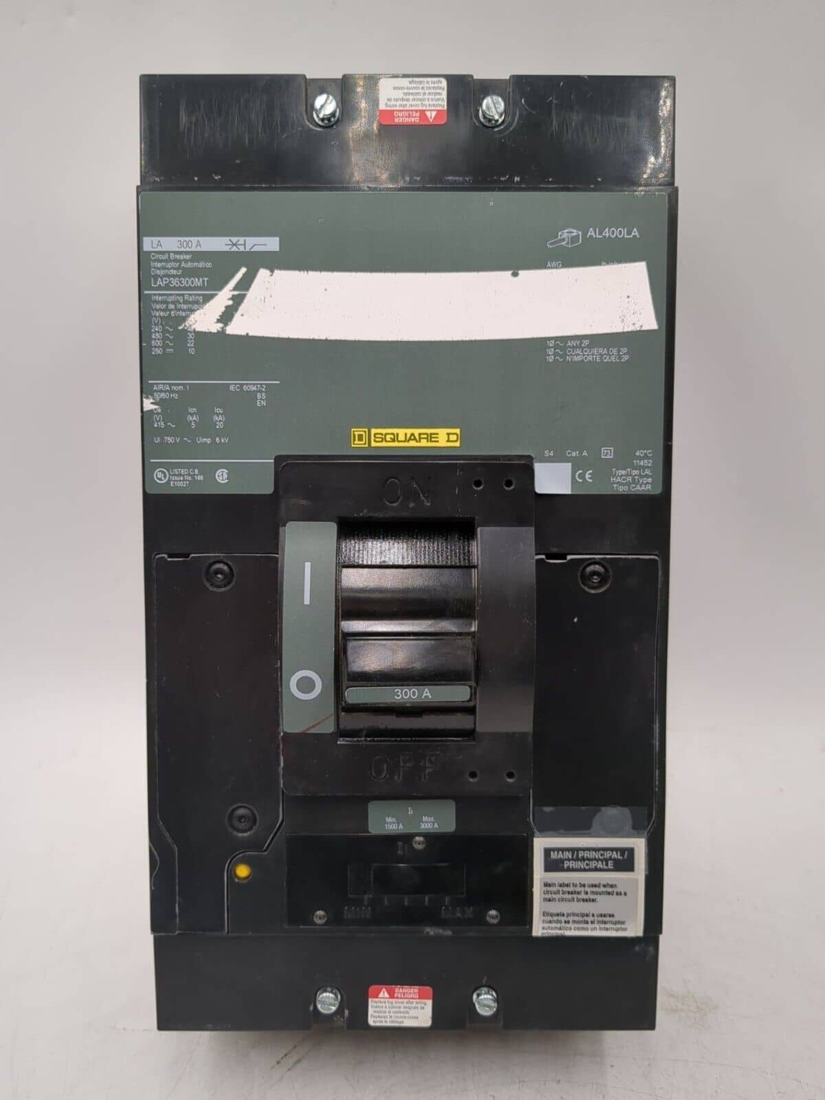 Square D LAP36300MT Circuit Breaker — image 1 of 7