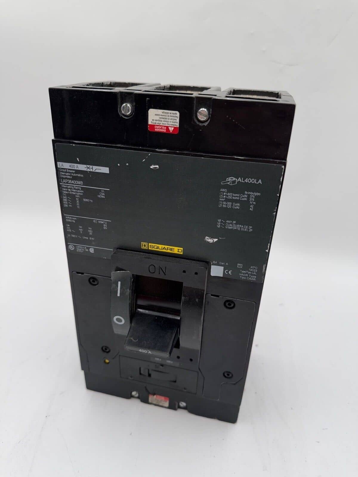Square D LAP36400MB Circuit Breaker — image 1 of 9