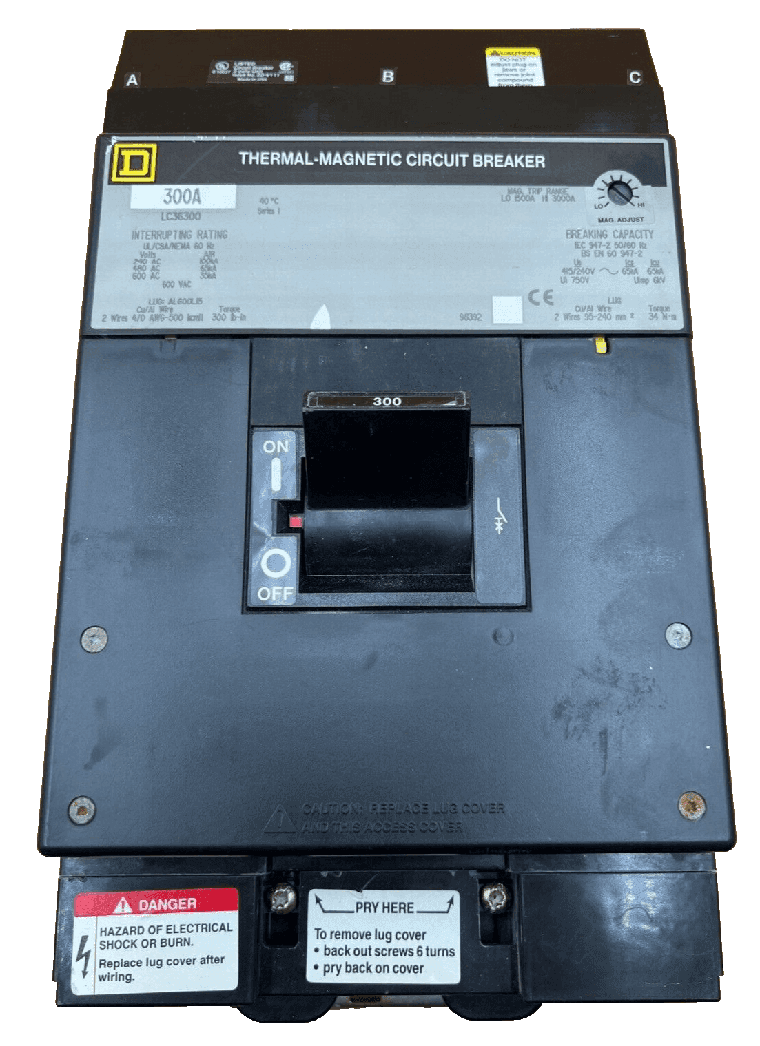 Square D LC36300 Circuit Breaker — image 1 of 7