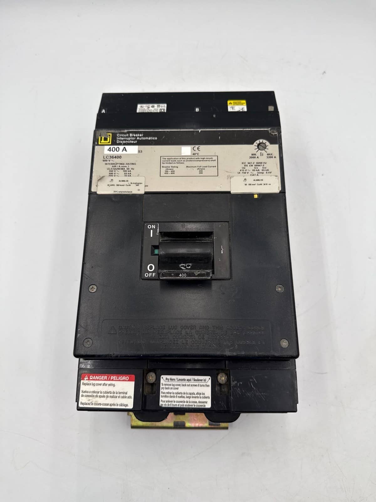 Square D LC36400 Circuit Breaker — image 1 of 10