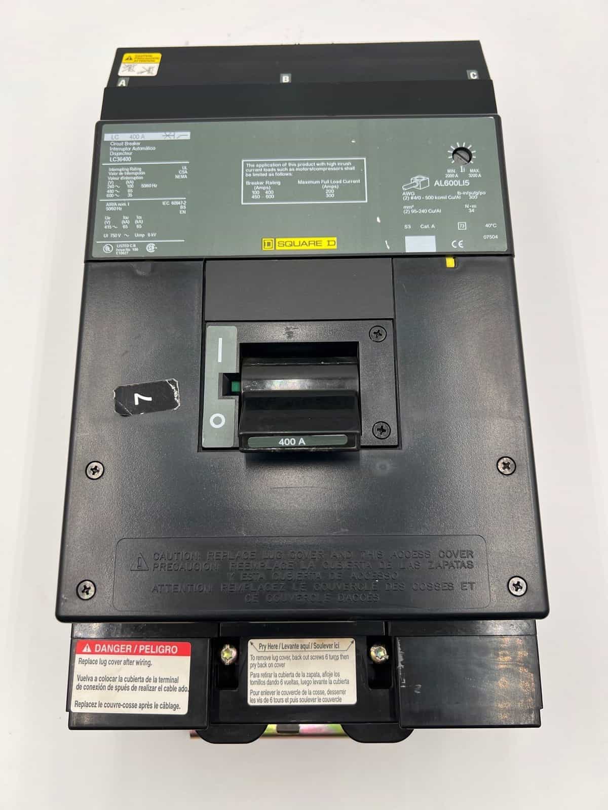 Square D LC36400 Circuit Breaker — image 1 of 7