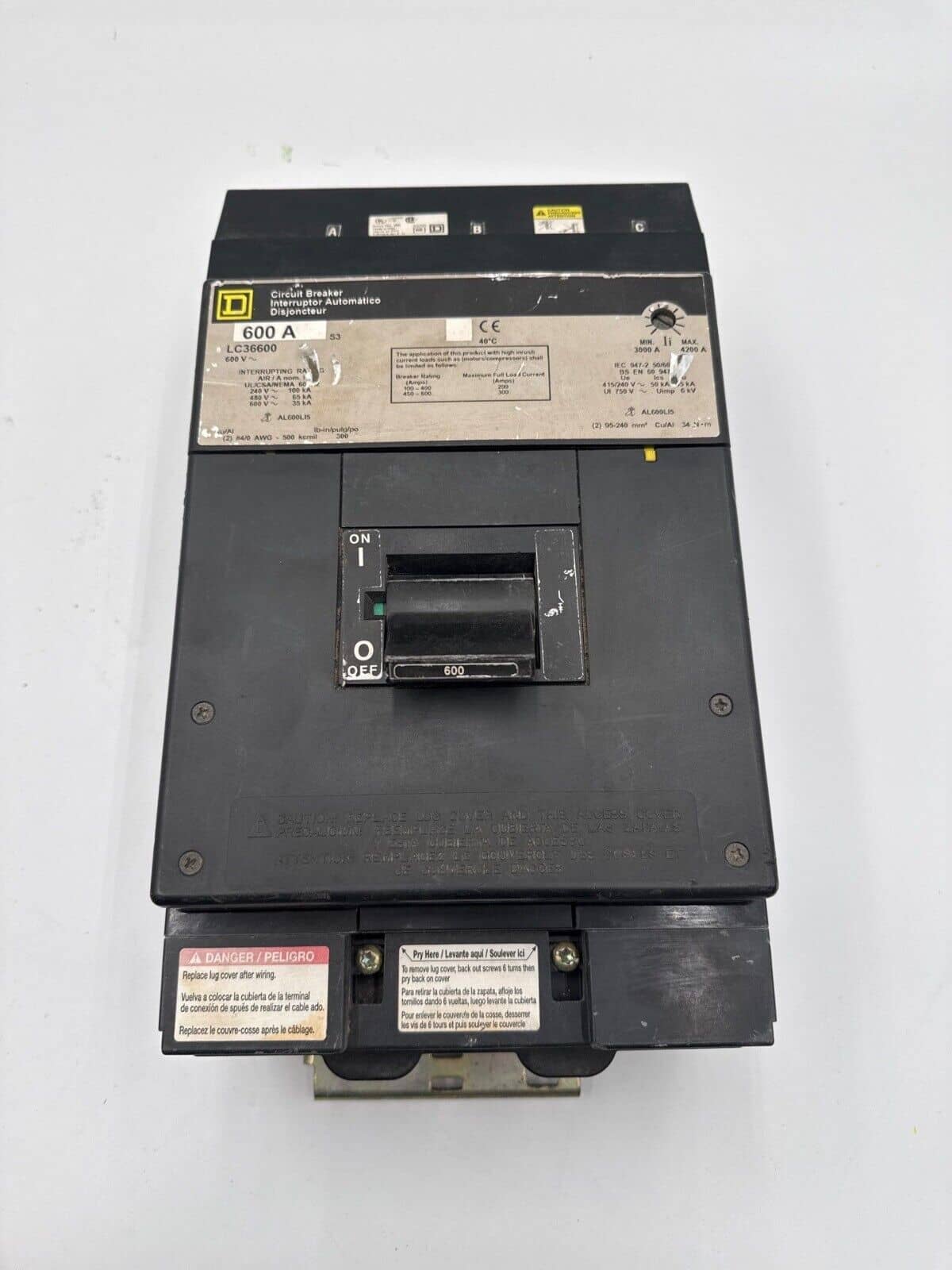 Square D LC36600 Circuit Breaker — image 1 of 8